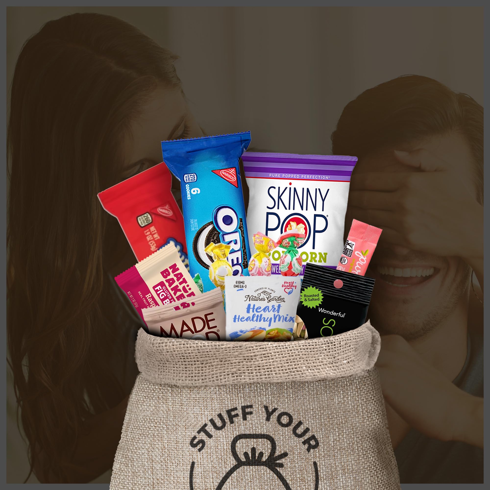 Healthy Vegan Snack Variety Pack - Gluten Free, Dairy Free, Non-GMO Care Package | Perfect for Office, School & Travel Snacking