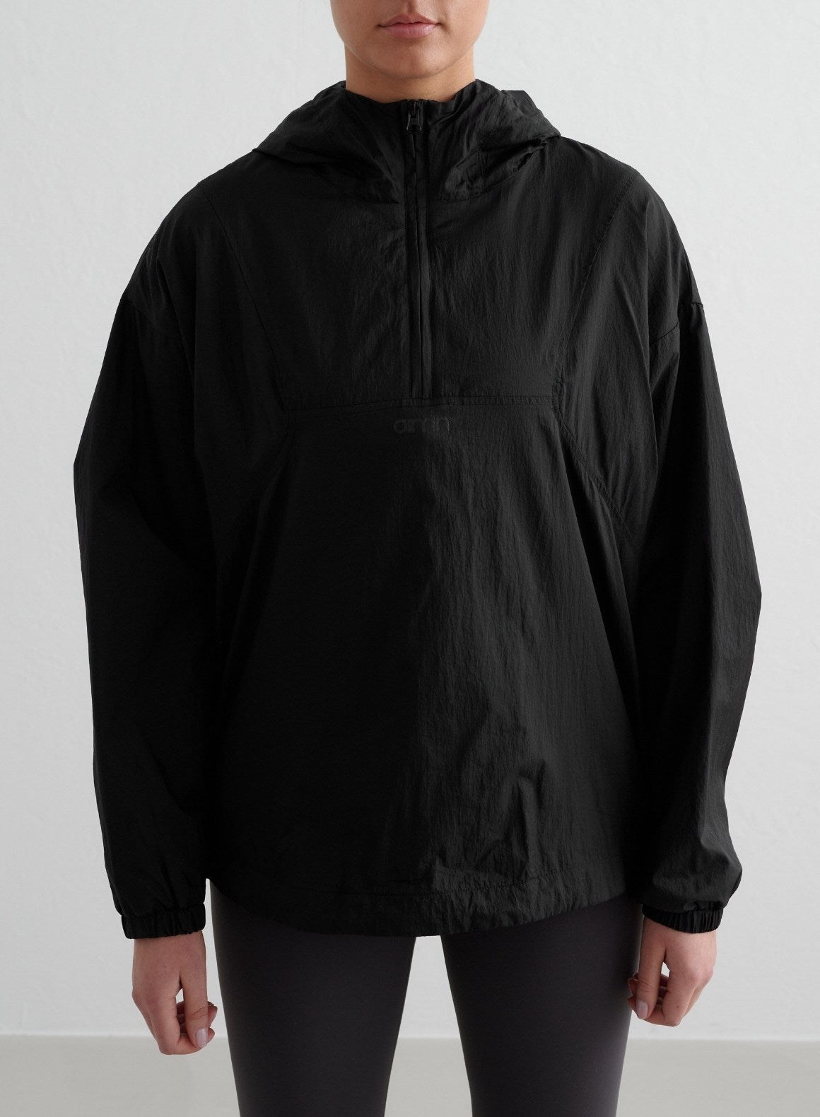 Black Lightweight Anorak Jacket for Men & Women - Waterproof Windbreaker for Hiking, Camping & Outdoor Activities
