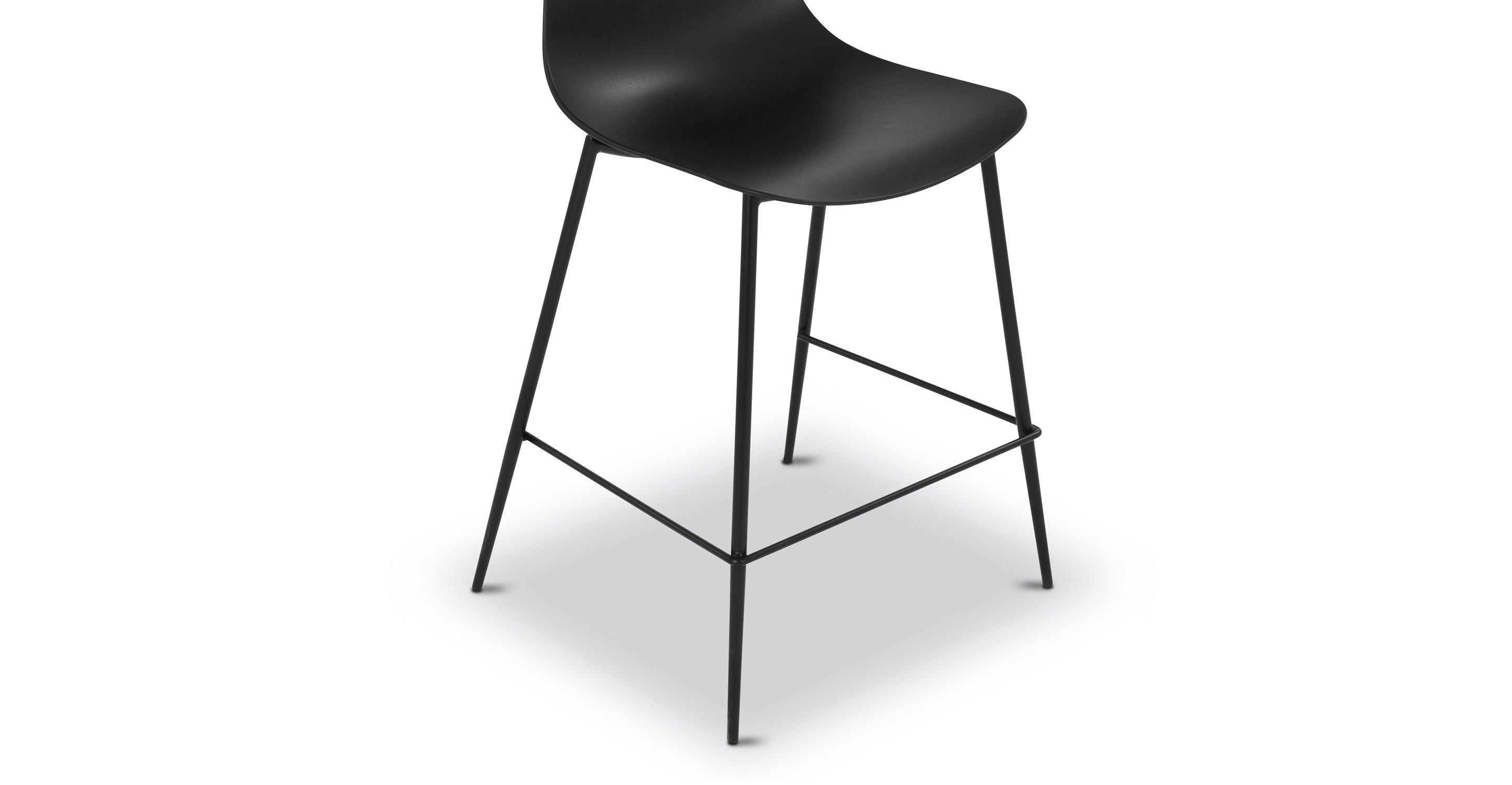 Isla Counter Height Stool - Adjustable Bar Stool with Backrest, Modern Kitchen Island Stool for Dining & Breakfast Nook, Perfect for Home, Cafe & Restaurant Use