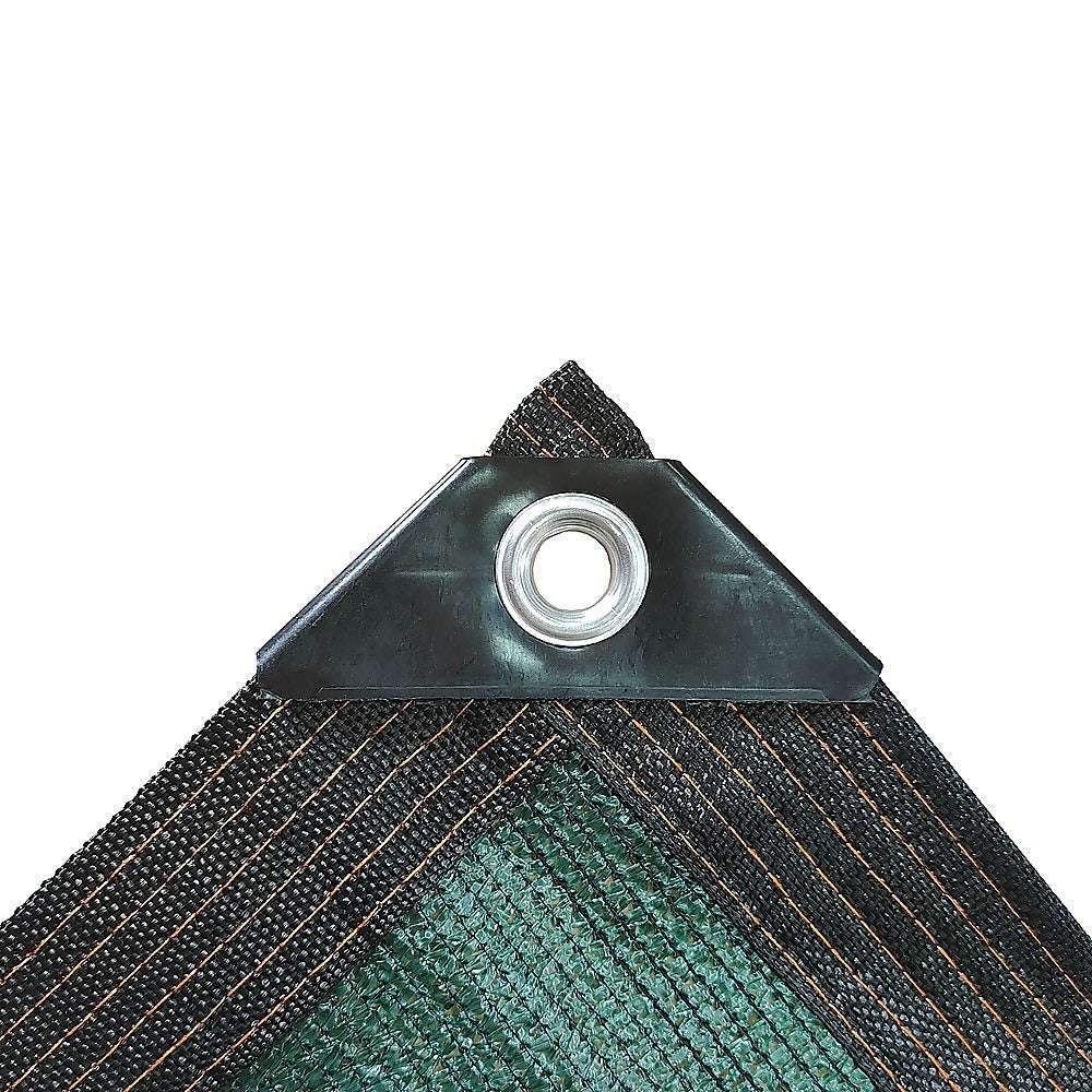 15m x 2m Dark Green Privacy Fence Windscreen - Heavy Duty Shade Cover Mesh for Garden, Backyard, and Sports Field Protection | UV Resistant & Durable Outdoor Fabric