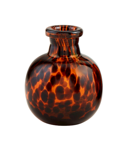 Elegant Tortoise Round Glass Vase for Home Decor - Perfect for Flowers, Centerpieces, and Wedding Decorations