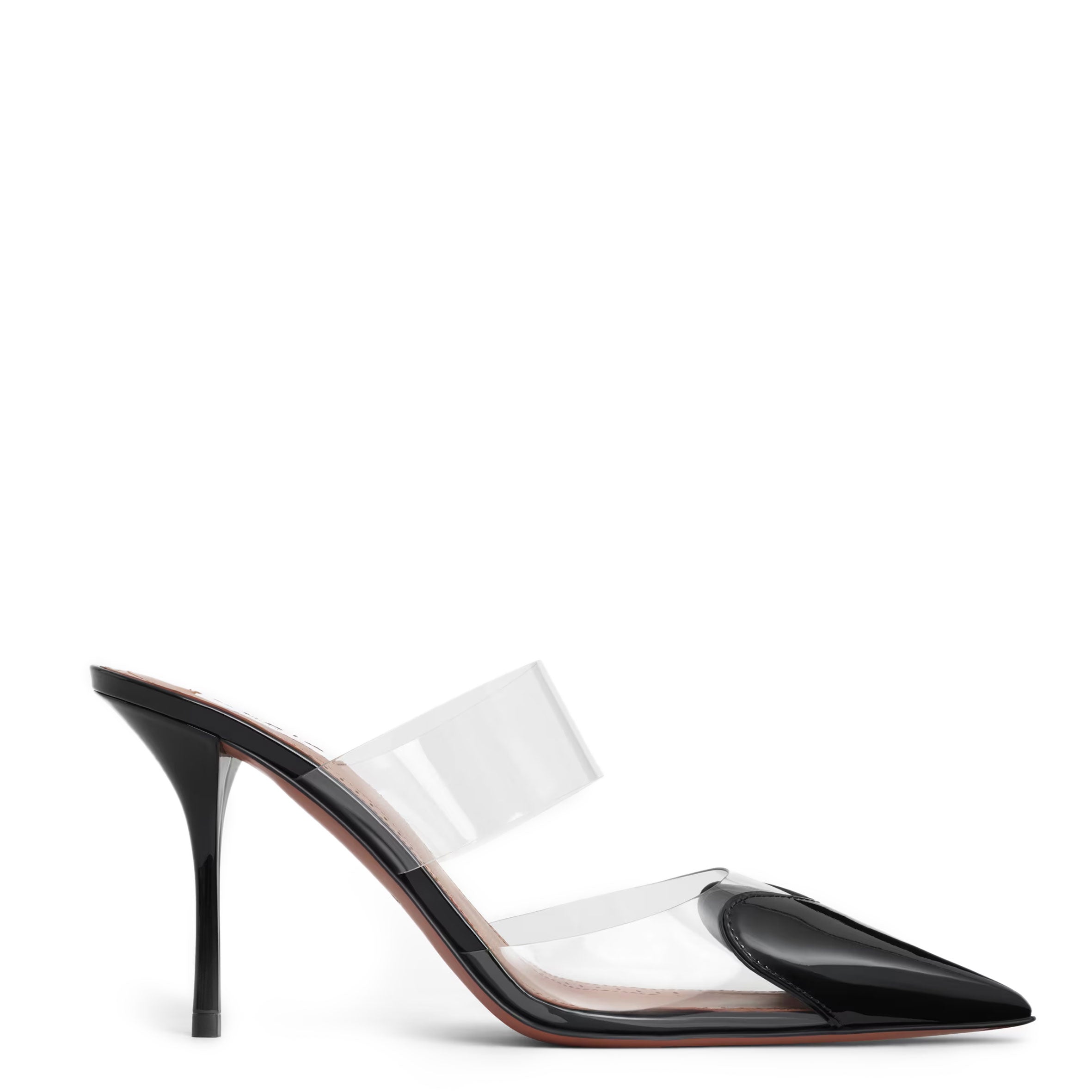 90's Heart Mules - Black Vintage Slip-On Shoes for Women | Comfortable & Stylish for Casual Outings, Office Wear & Retro Fashion
