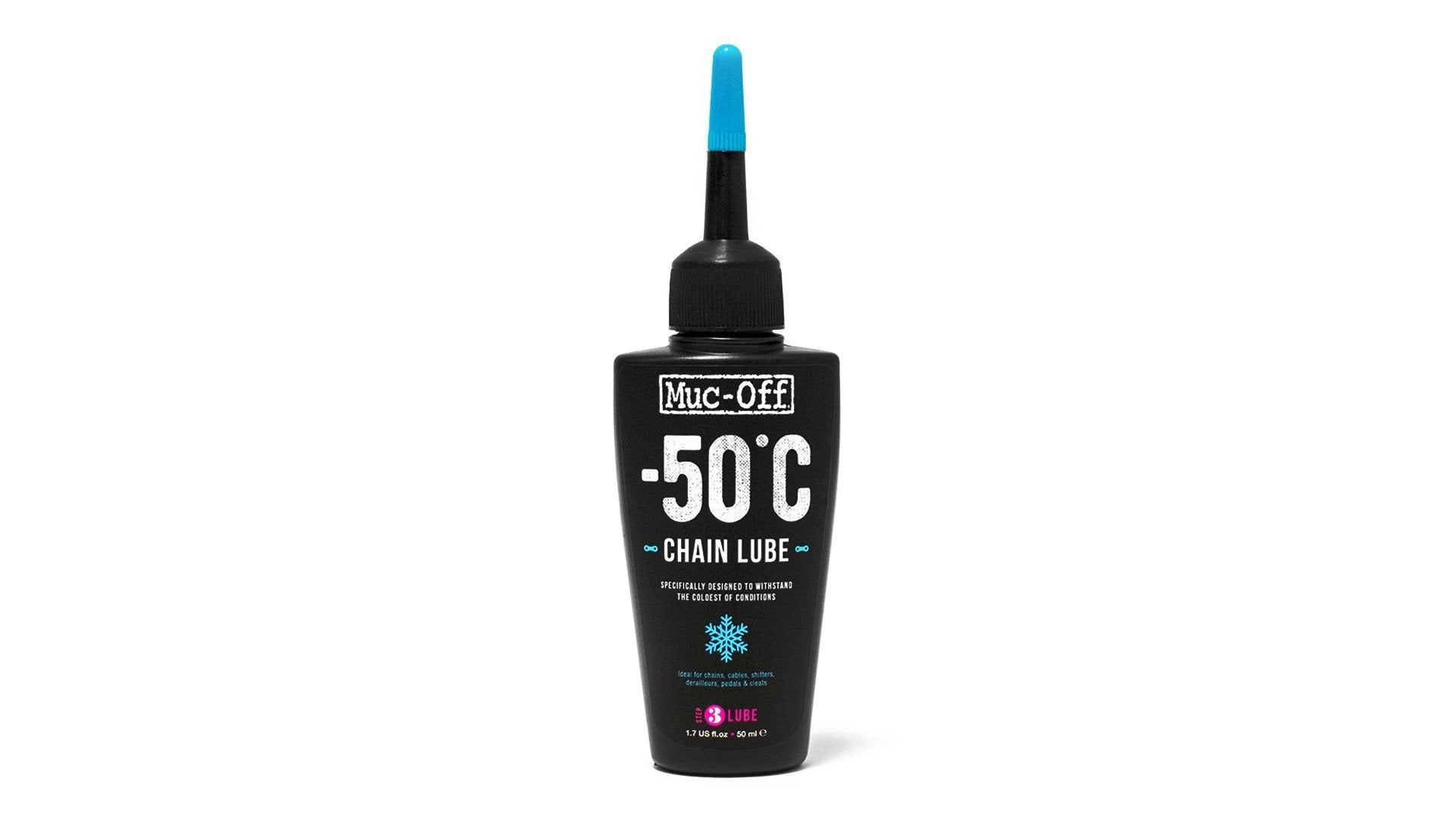 High-Performance 50°C Chain Lube - 50ml Bottle | Premium Bicycle & Motorcycle Lubricant for All Weather Conditions | Ideal for Road Bikes, Mountain Bikes & Motorcycles