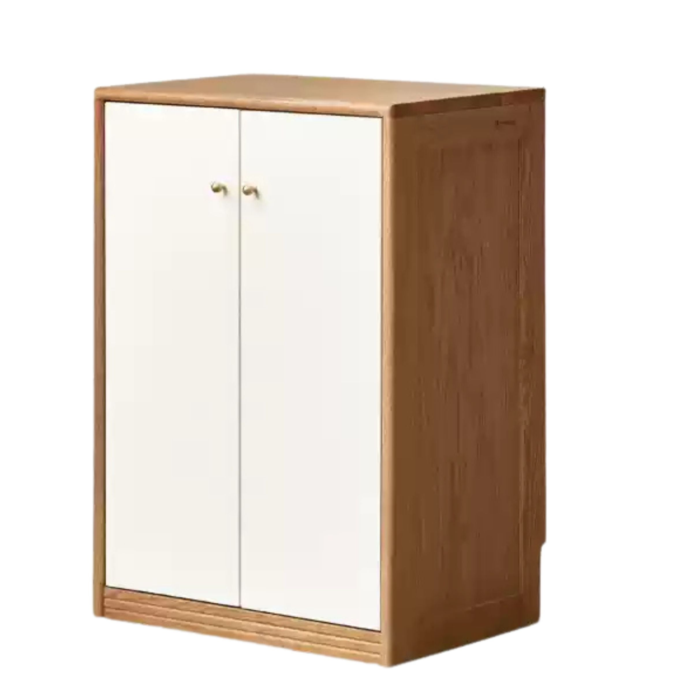 Oak and Poplar Solid Wood Bookcase - Sturdy and Stylish Bookshelf for Home Office, Living Room, or Library Storage