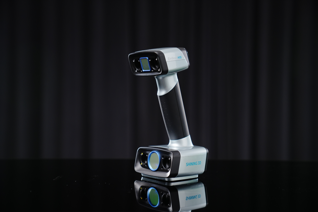 Einscan HX2 3D Scanner - Hybrid Blue Laser & LED Light for Professional 3D Modeling, Reverse Engineering, and Product Design