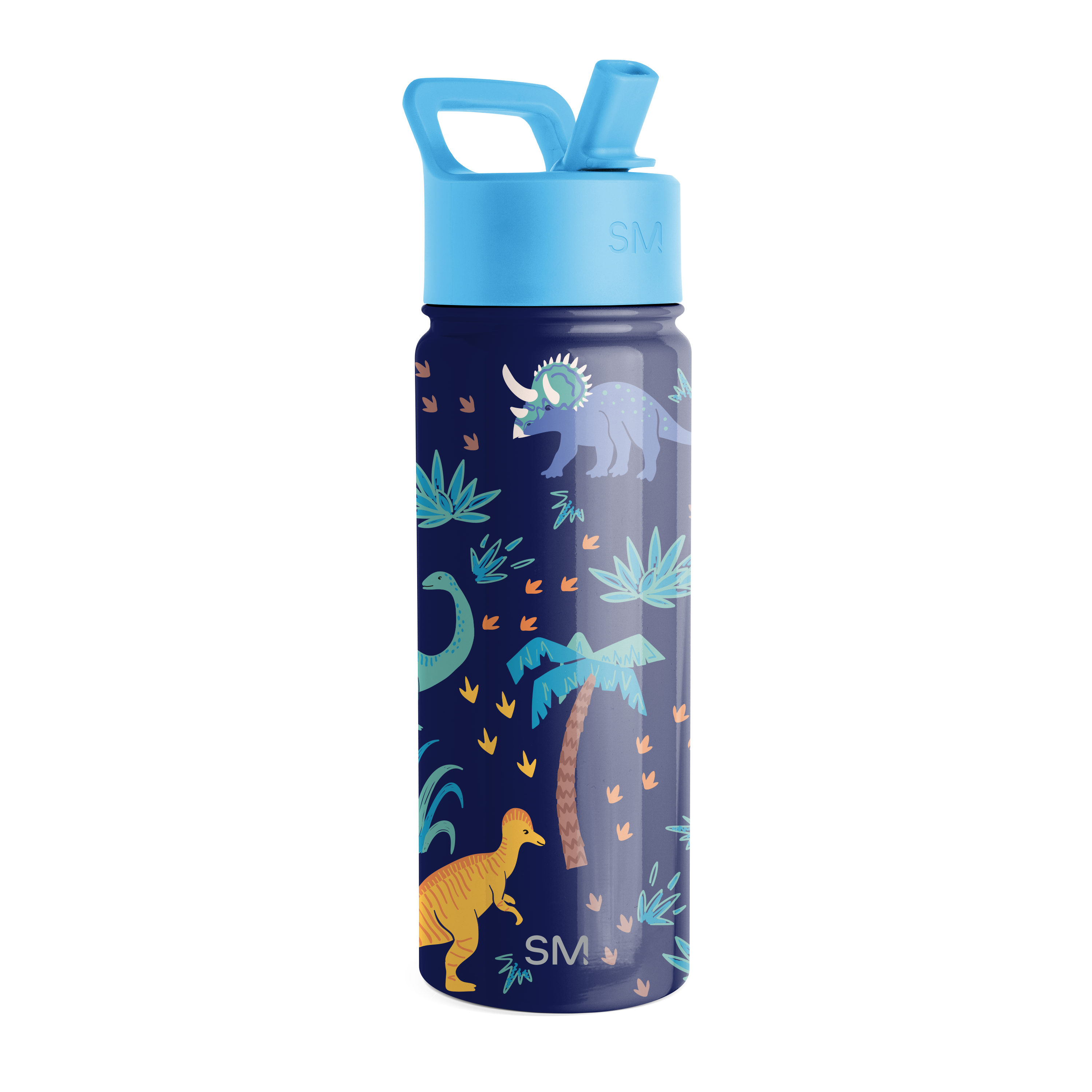 Summit Kids Water Bottle with Straw Lid - Leak Proof, BPA Free, 12oz Insulated Stainless Steel Bottle for School, Sports & Outdoor Activities