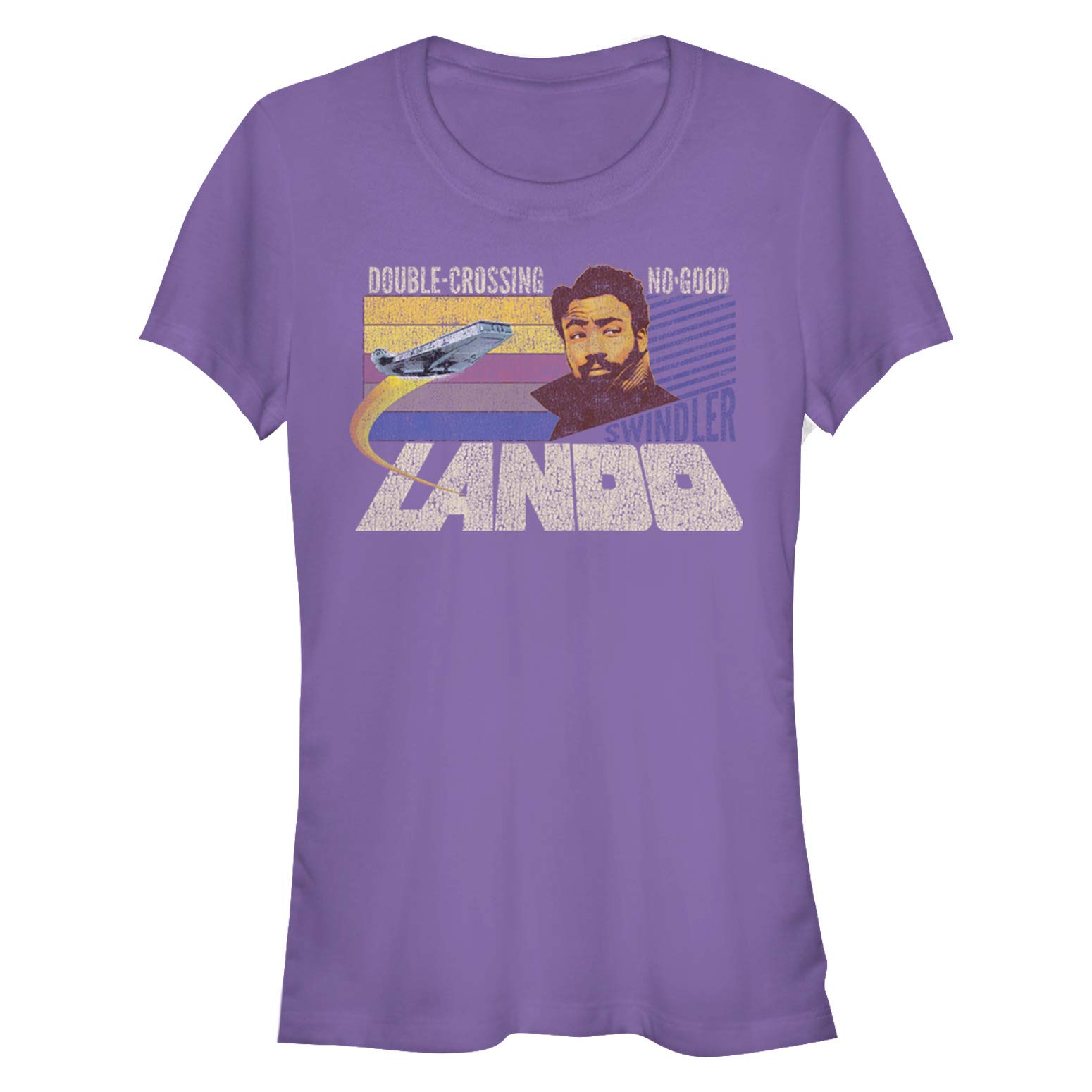 Junior's Solo: A Star Wars Story Double-Crossing Lando Graphic T-Shirt for Kids - Cool Star Wars Movie Merchandise for Fans, Cosplay & Everyday Wear