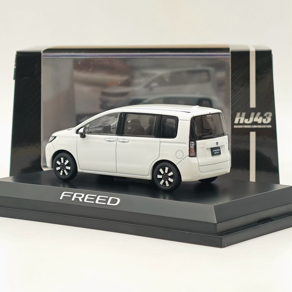 1/43 Scale Honda FREED Platinum White Pearl Diecast Model Car - Hobby Japan HJ431009WP - Collectible Miniature Vehicle for Display & Gifts