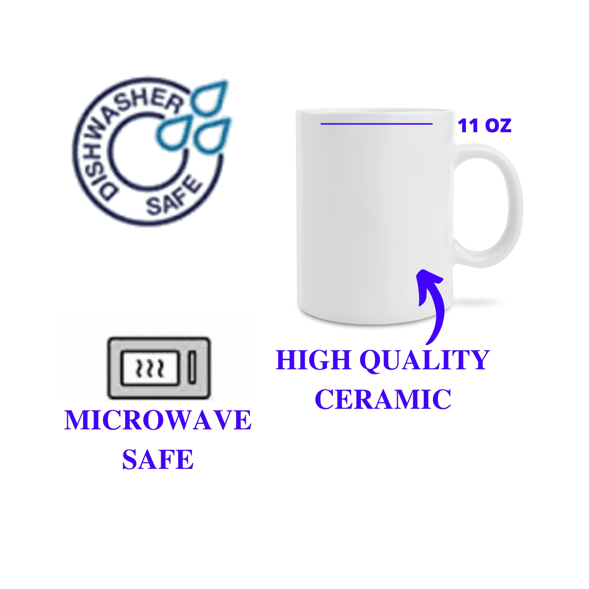 Personalized Coffee Mug for Men - Custom Name & Initial Coffee Cup - Unique Gift for Dad, Husband, Boyfriend - Perfect for Office, Home & Travel (Gray Letter)