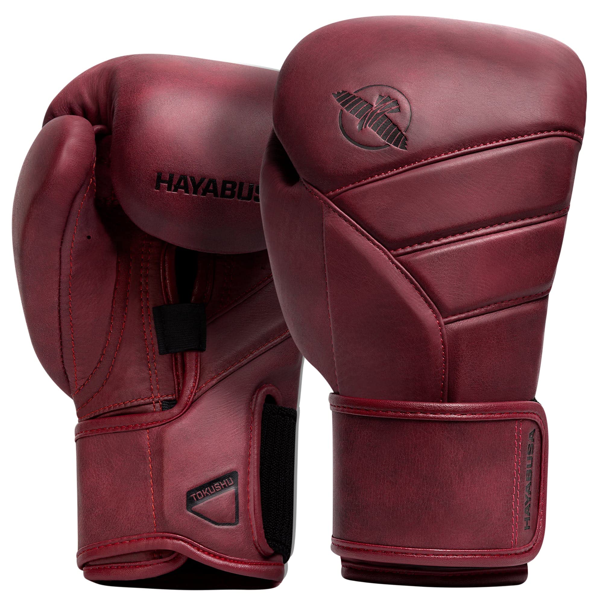 Hayabusa T3 LX Leather Boxing Gloves for Men & Women - Premium Training, Sparring & Competition Gloves for MMA, Kickboxing & Fitness Workouts