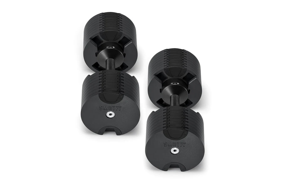 NÜOBELL 80lb Adjustable Dumbbells Set - Matte Black Weight Dumbbells for Home Gym, Strength Training & Fitness Workouts - Perfect for Men & Women