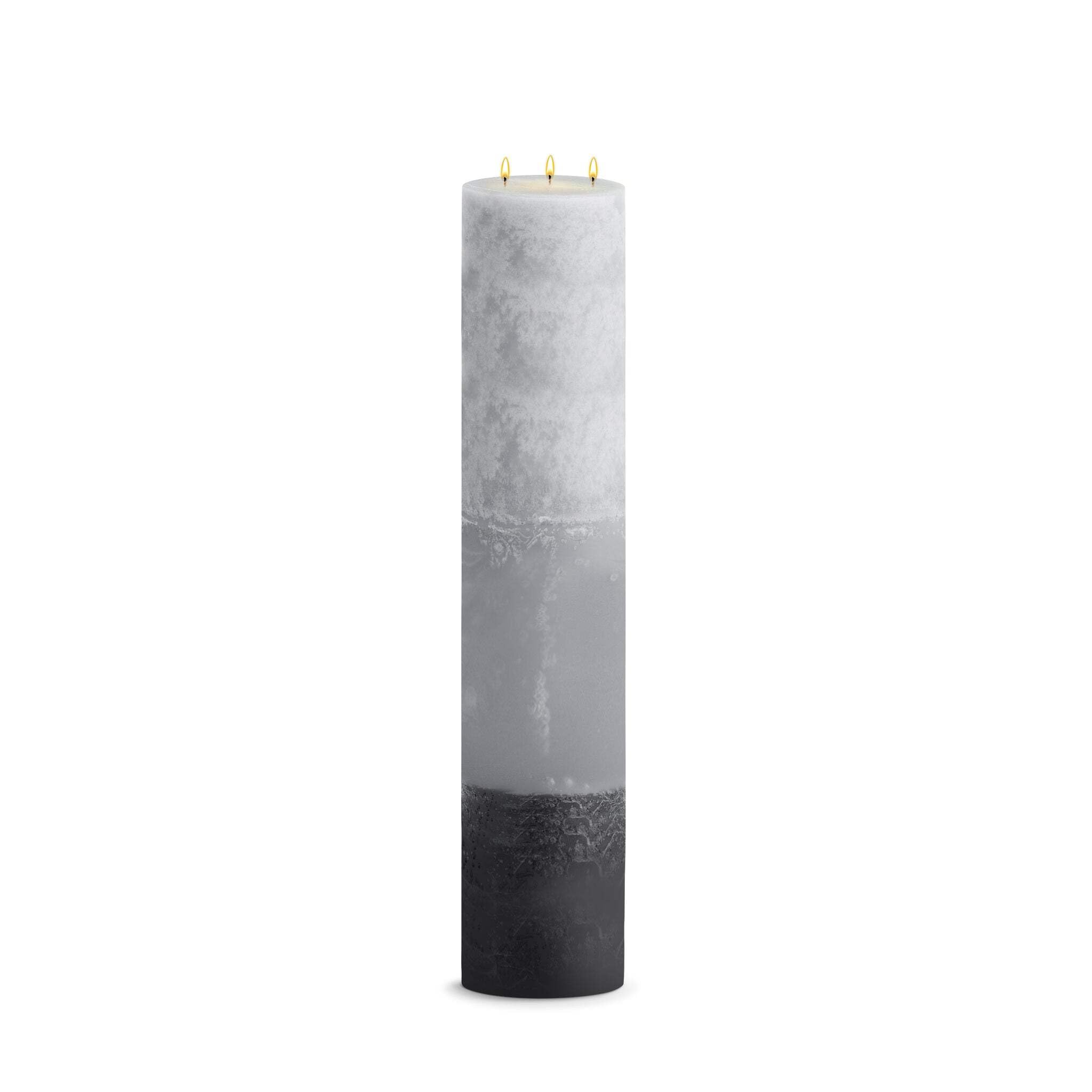 Premium L'Homme Scented Pillar Candles Set - 6 Pack (6x24 Inches) for Home Decor, Wedding Centerpieces & Romantic Ambiance