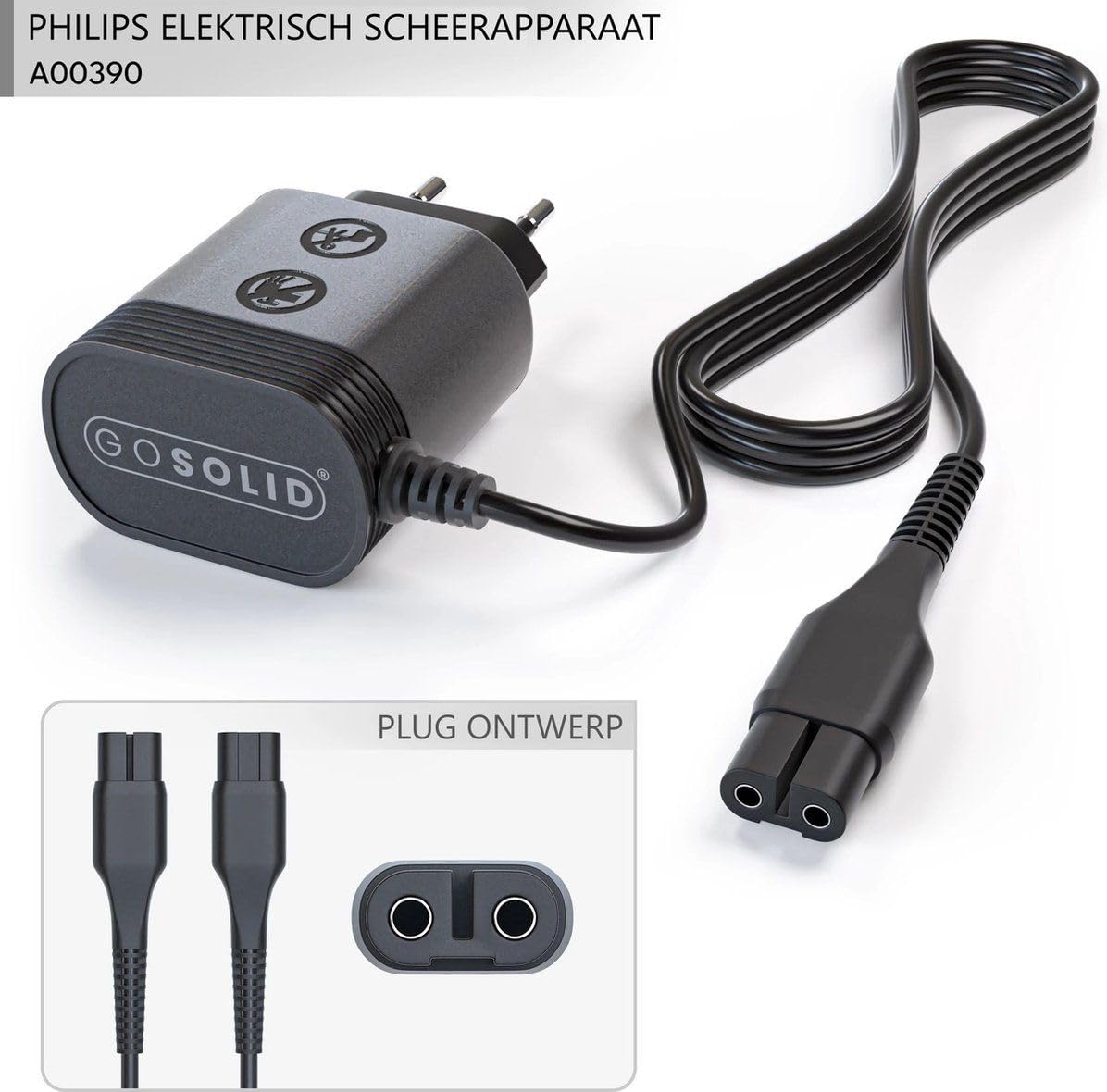Philips One Blade Replacement Adapter A00390 - Compatible with QP2520/90, QP2520/70, QP2520/72 Trimmer Models - Perfect for Travel, Grooming & Beard Trimming