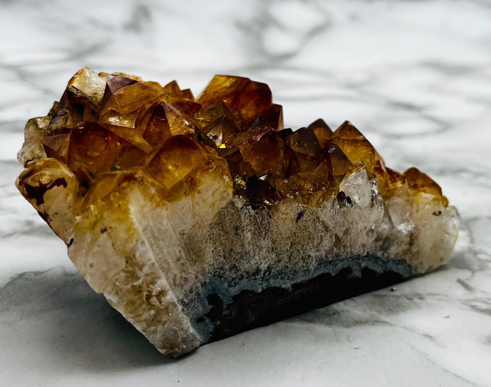 Natural Citrine Crystal Cluster - 48-Piece Healing Stone Set for Home Decor, Meditation & Energy Balancing | Perfect for Gifts, Feng Shui & Spiritual Healing