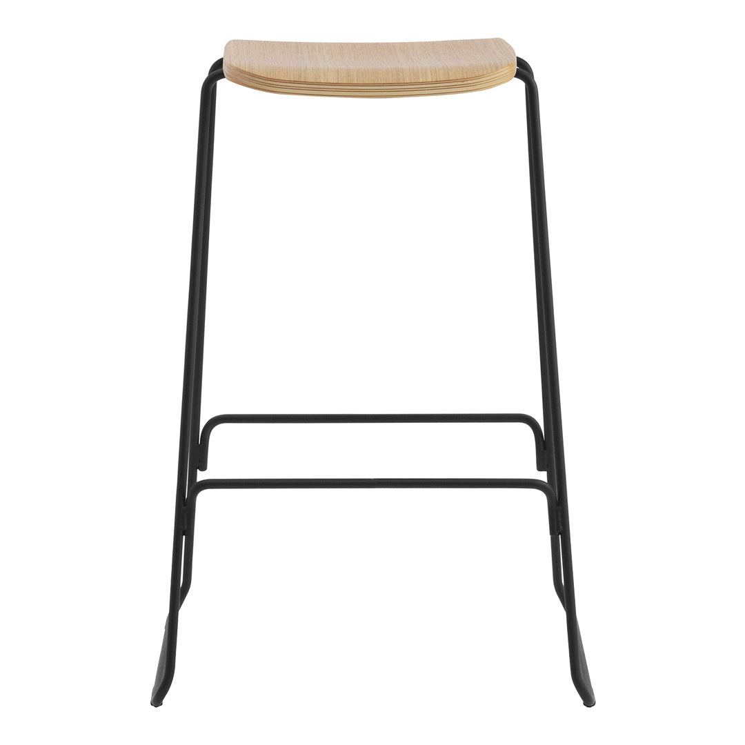 ISKOS Berlin Just Bar Stool by Normann Copenhagen - Modern Scandinavian Design Bar Stool for Kitchen, Dining Room & Cafe