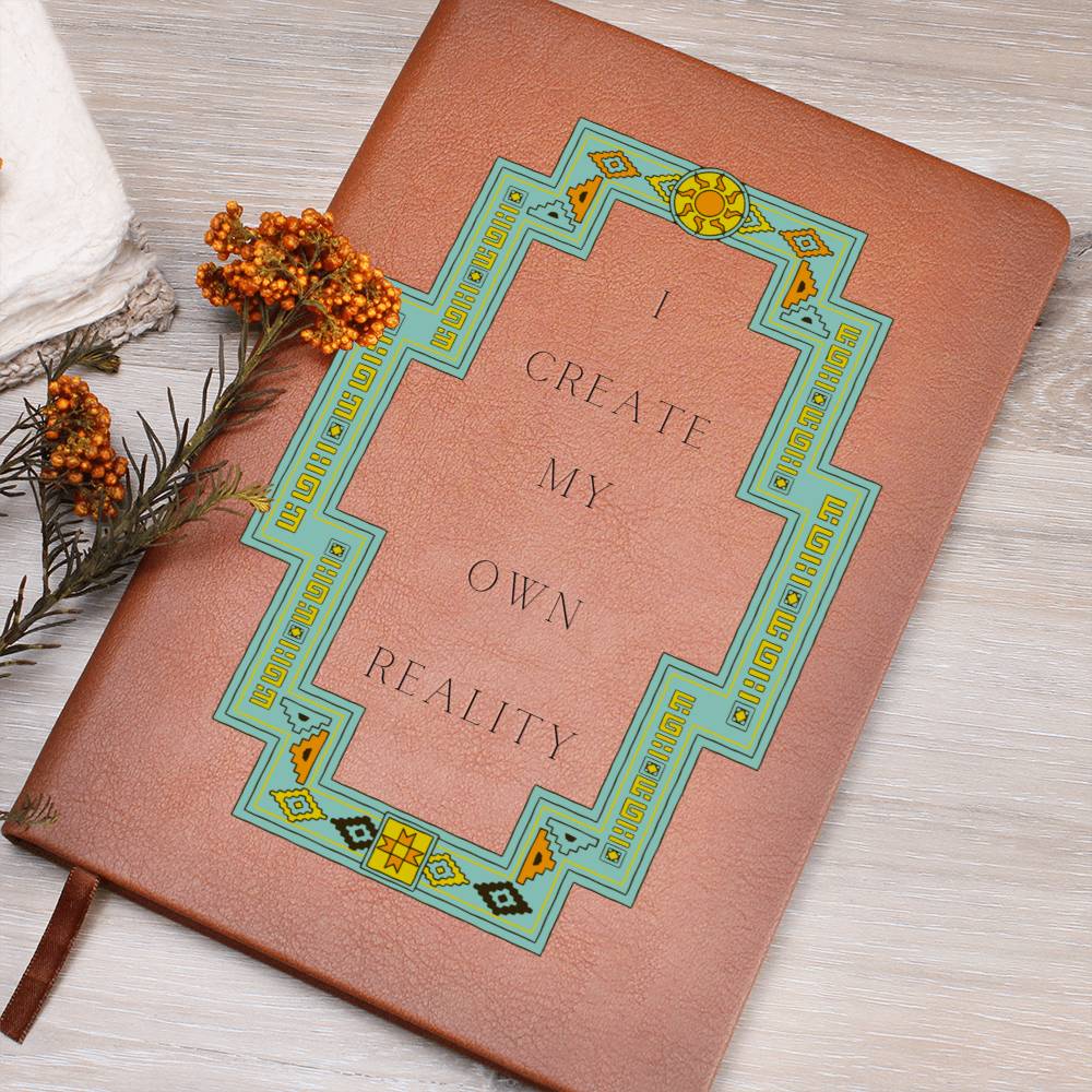 Southwestern Vegan Leather Journal - Handmade Leather Notebook for Writing, Sketching & Journaling - Perfect Gift for Writers, Artists & Dreamers - Use for Daily Reflection, Creative Projects & Personal Growth