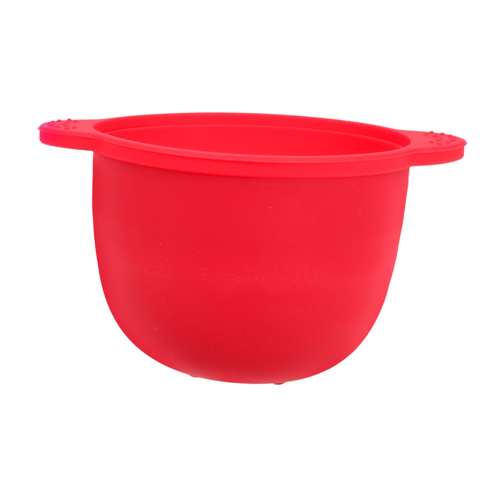 Professional Silicone Wax Warmer Pot for Hair Removal - Red Wax Melting Bowl with Inner Insert, Replacement Wax Heater for Salon & Home Use - Perfect for Eyebrows, Legs, Bikini Line & Facial Hair Removal