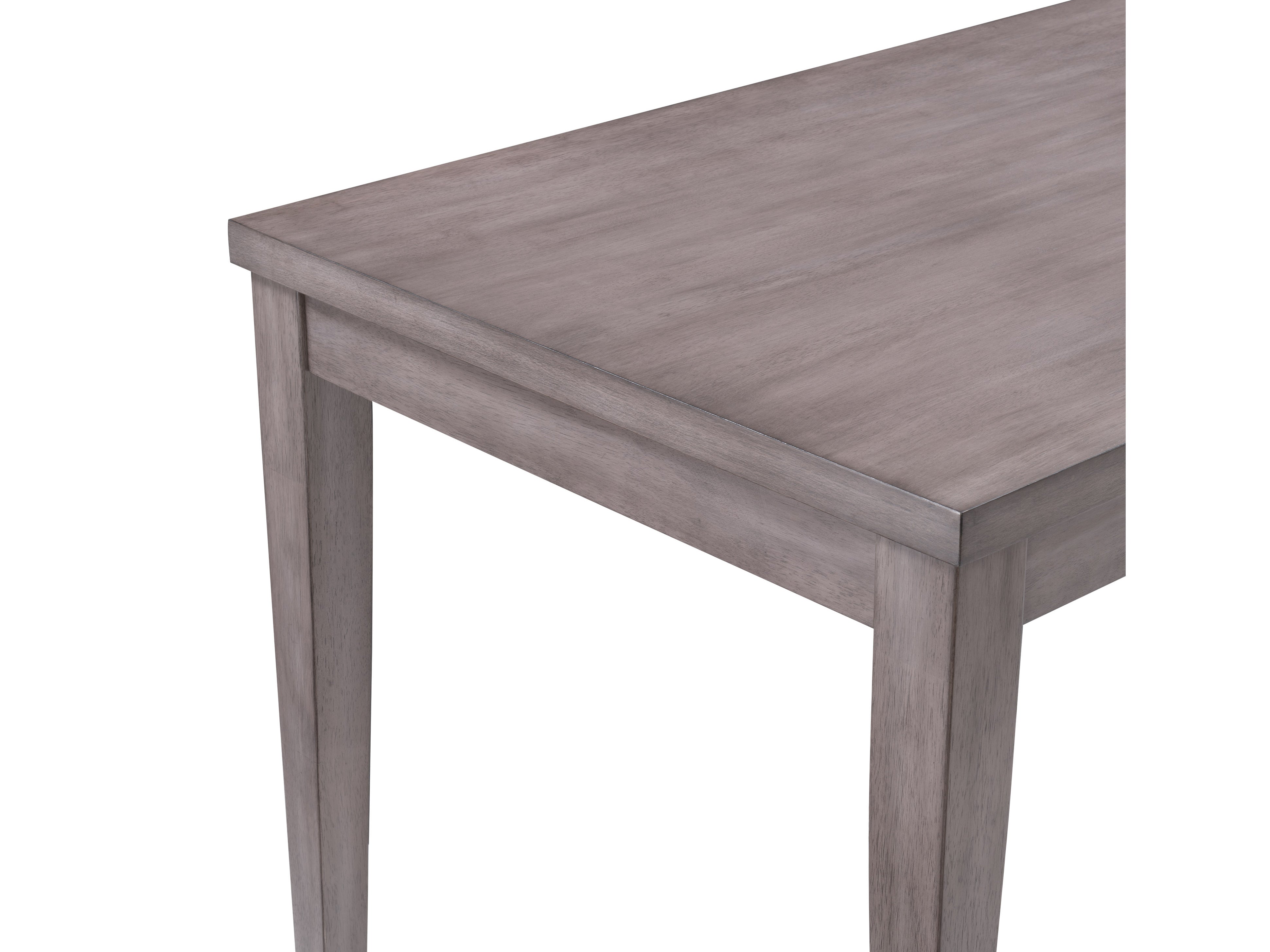 Modern Grey Wood Dining Table - Counter Height Bar Table for Kitchen, Dining Room & Small Spaces | Sturdy & Stylish Home Furniture