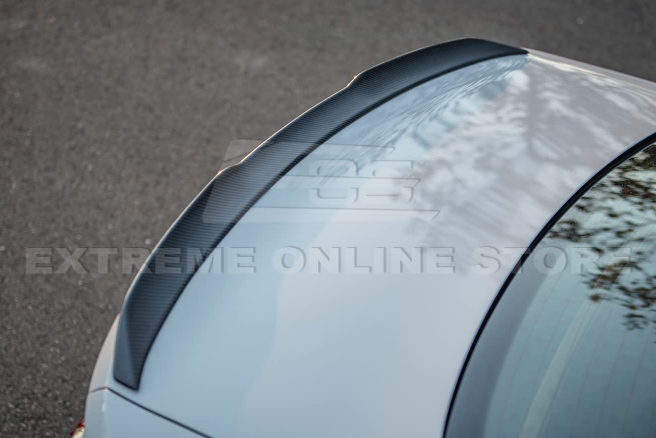 2021-Present BMW G22 4-Series & G82 M4 Carbon Fiber Trunk Spoiler - OEM Style Rear Wing for Enhanced Aerodynamics & Sporty Look | Perfect for Track Days & Car Shows