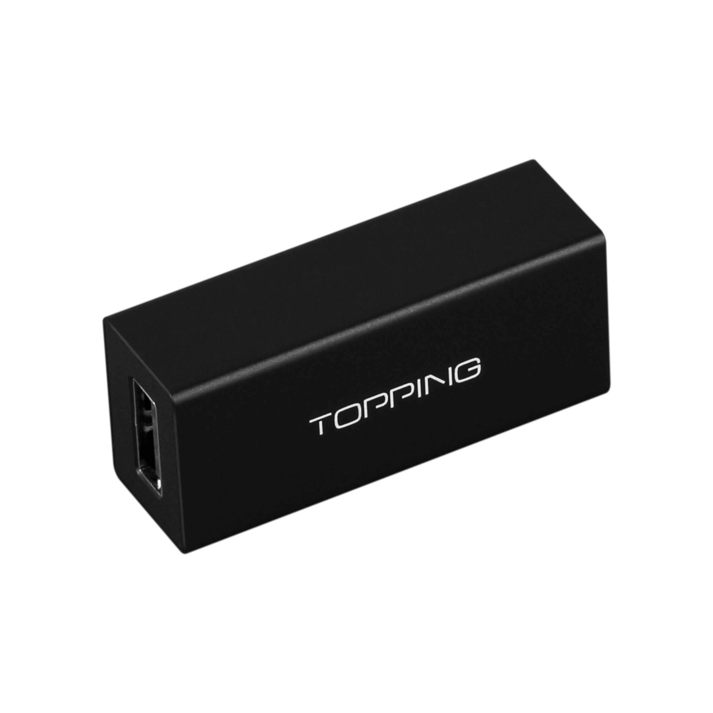TOPPING HS01 USB 2.0 High Speed Audio Isolator - Eliminate Noise & Ground Loops for Clean Audio - Perfect for Home Studios, Podcasting & Professional Recording