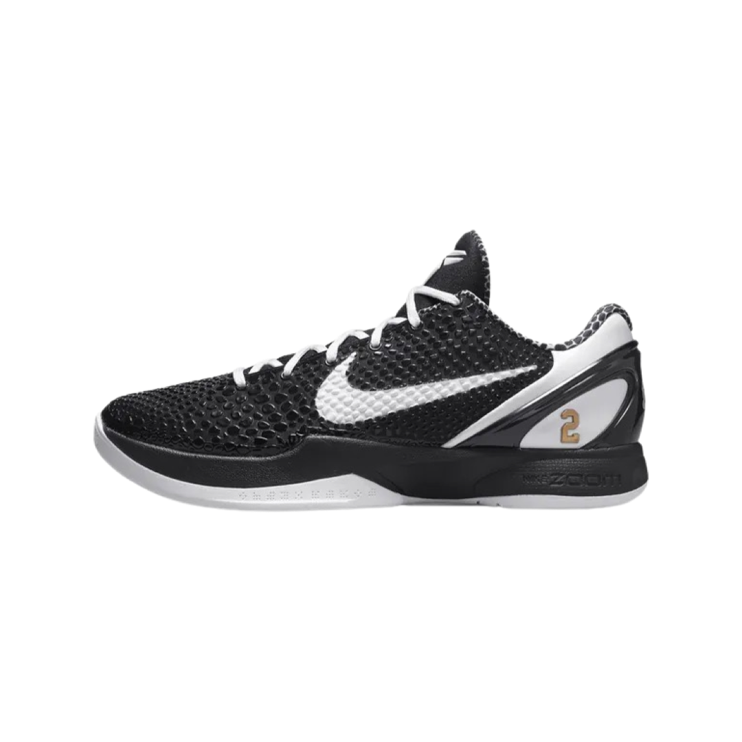 Kobe 6 Protro Mambacita Black White Basketball Shoes - Limited Edition Kobe Bryant Tribute Sneakers for Men's Sports & Casual Wear