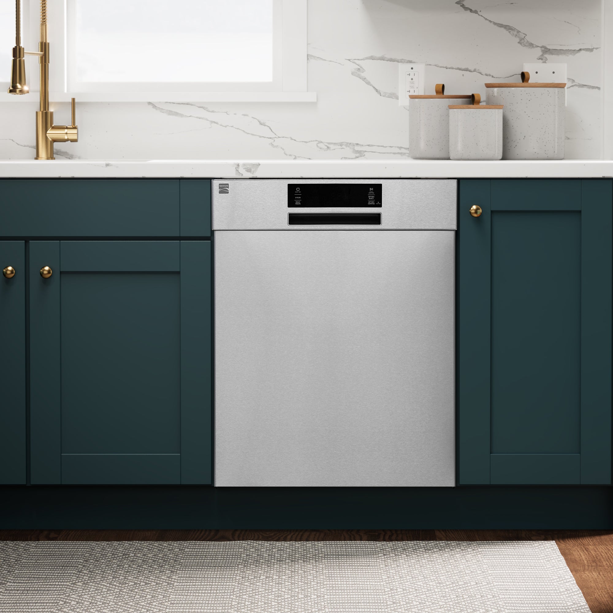 Kenmore 24 Inch Built-In Dishwasher with UltraWash System | SmartWash & SmartDry Technology | Perfect for Large Families & Entertaining