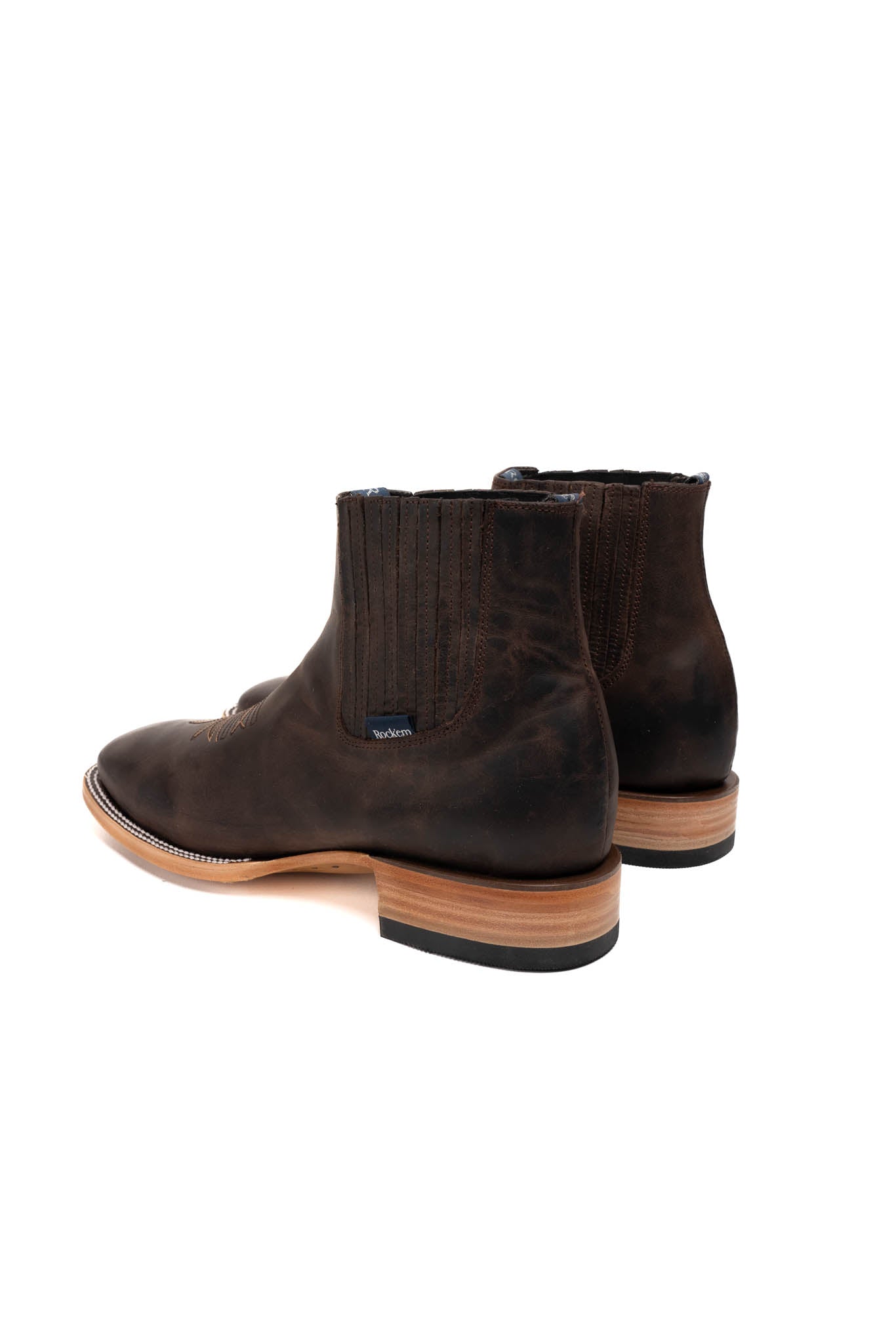 Senegal Ebano Men's Square Toe Ankle Boots - Stylish & Comfortable Leather Boots for Casual Wear, Work & Outdoor Activities