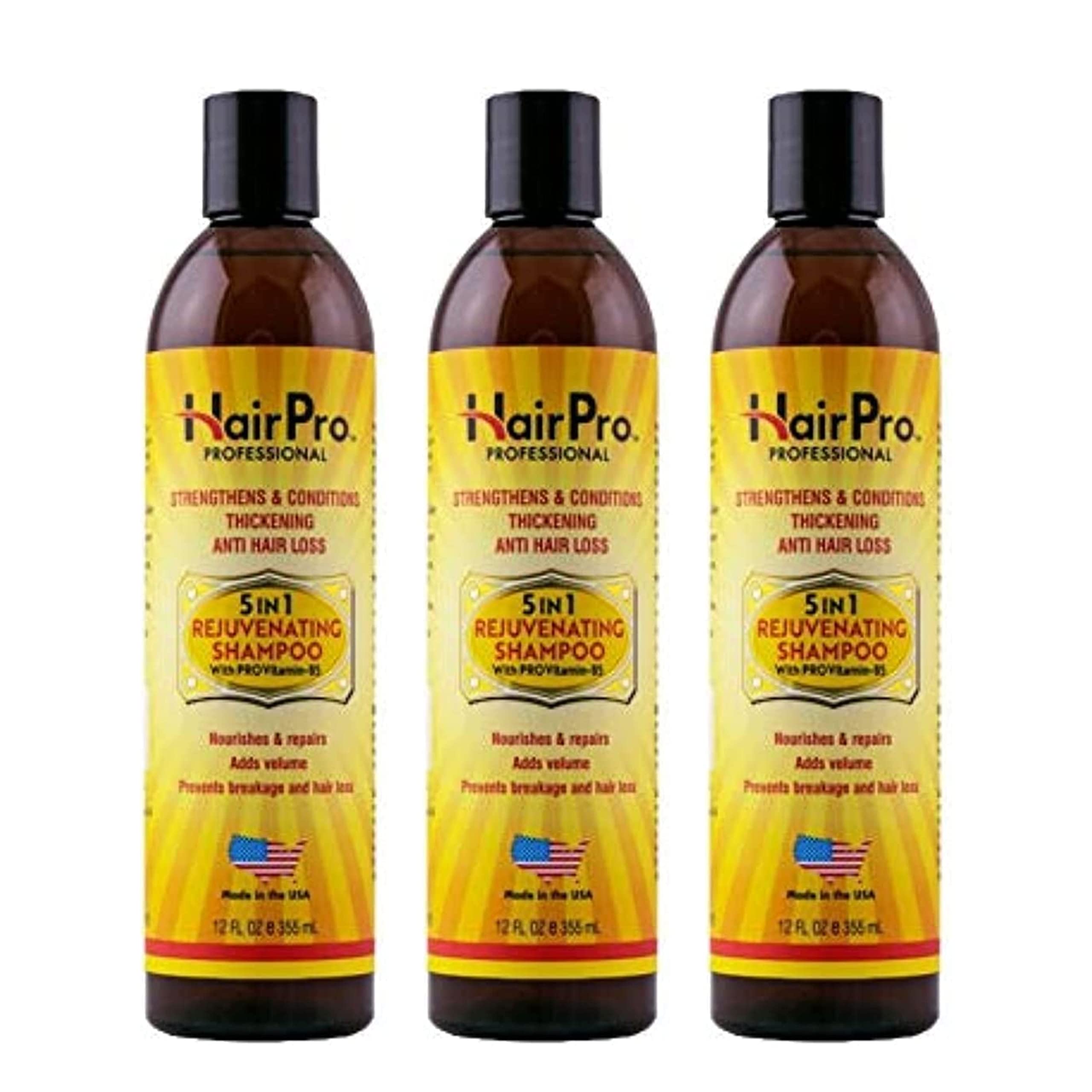 ICAN LONDON Hair Growth Shampoo for Men & Women - Anti Hair Loss Treatment with Natural Ingredients, 3 Pack x 355ml (12oz) Unscented Shampoo for Thinning Hair - Daily Use for Stronger, Healthier Hair at Home & Salon