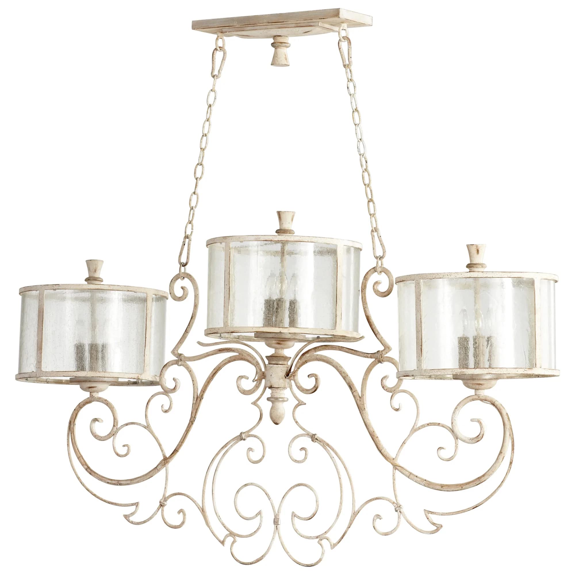 Cyan Design 05782 Florine 9-Light Chandelier Island Lighting Fixture for Kitchen Dining Room & Bedroom - Modern Farmhouse Decor