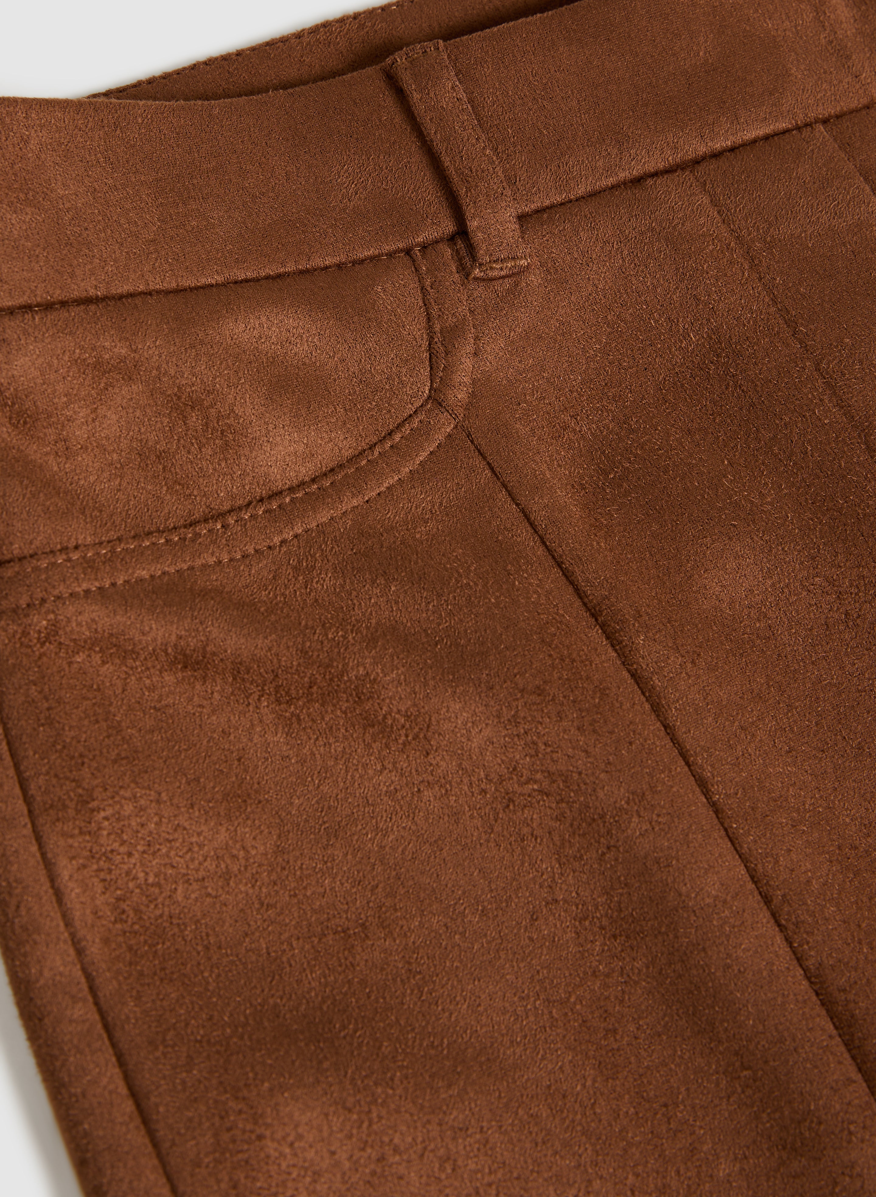 Faux Suede Chloe Leggings for Women - High Waisted Stretchy Yoga Pants - Perfect for Workout, Lounge & Casual Wear
