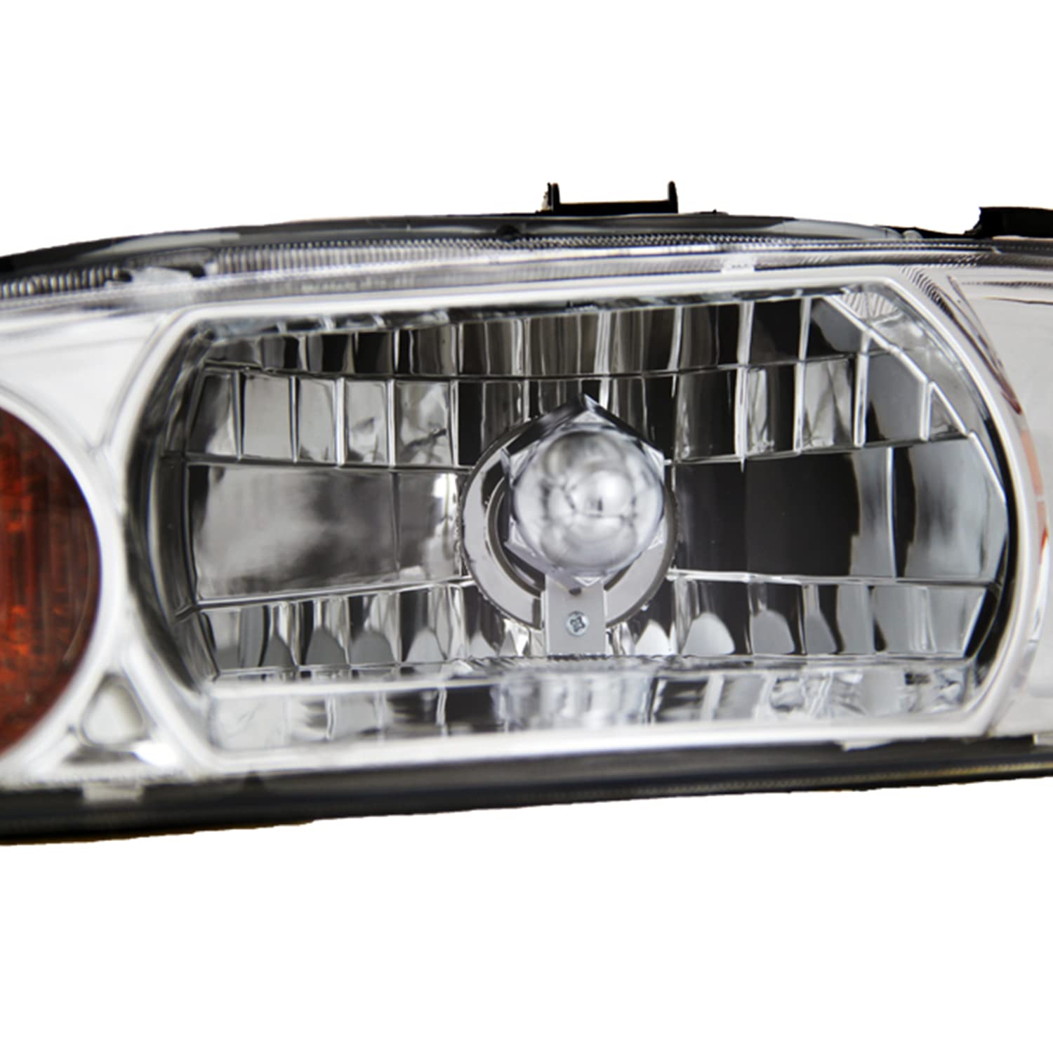 AKKON Replacement Chrome Headlights Pair for Nissan Altima Sport Sedan - Driver & Passenger Side Head Lamps - Perfect for Night Driving & Car Upgrades