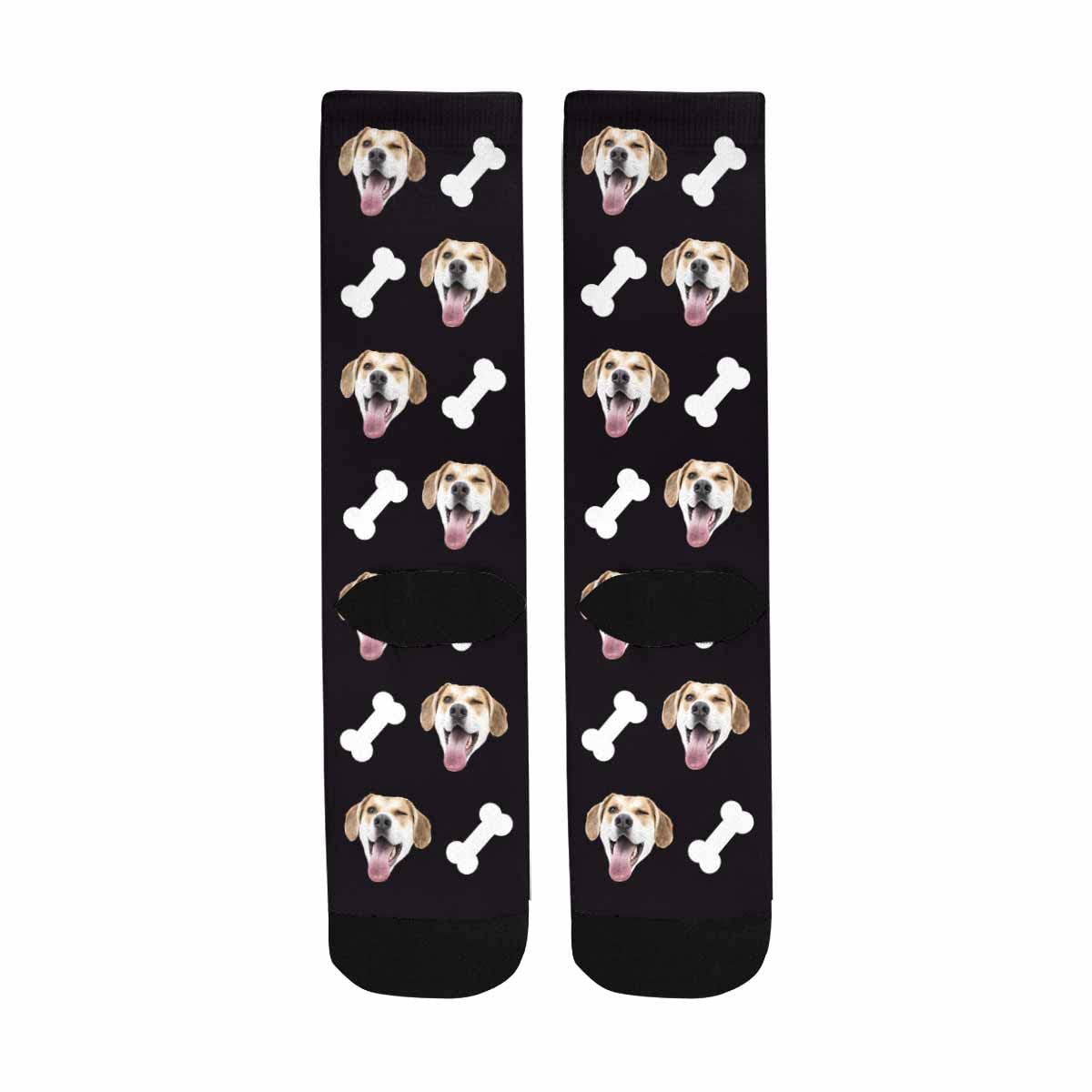 YESCUSTOM Personalized Photo Socks - Custom Pet Face Socks for Men & Women - Funny Gift Idea for Birthdays, Christmas & Couples - Wear for Special Occasions, Gifts & Pet Lovers