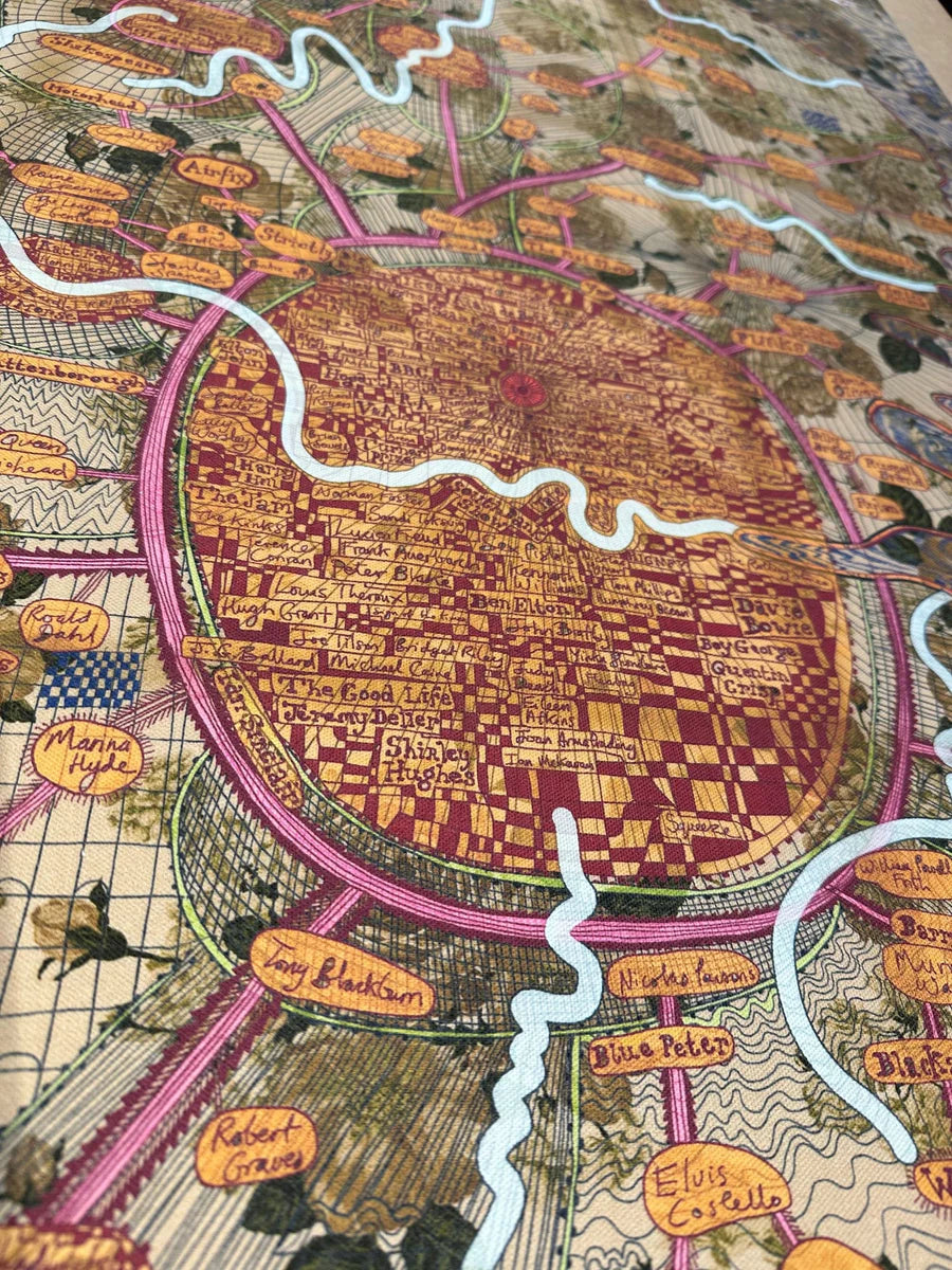 Grayson Perry England as Seen from Lockdown in Islington - Unique British Art Print - Perfect for Home Decor & Art Collectors