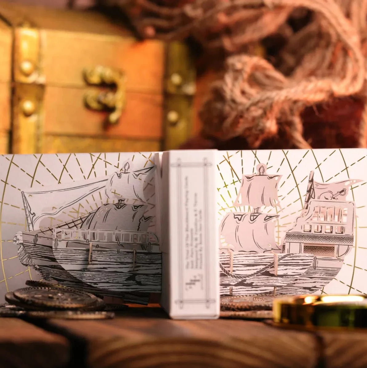 Blackbeard Playing Cards - Pearl Special Edition | Premium Pirate-Themed Deck for Collectors & Card Games | Perfect for Magic Tricks, Poker Nights & Gifts