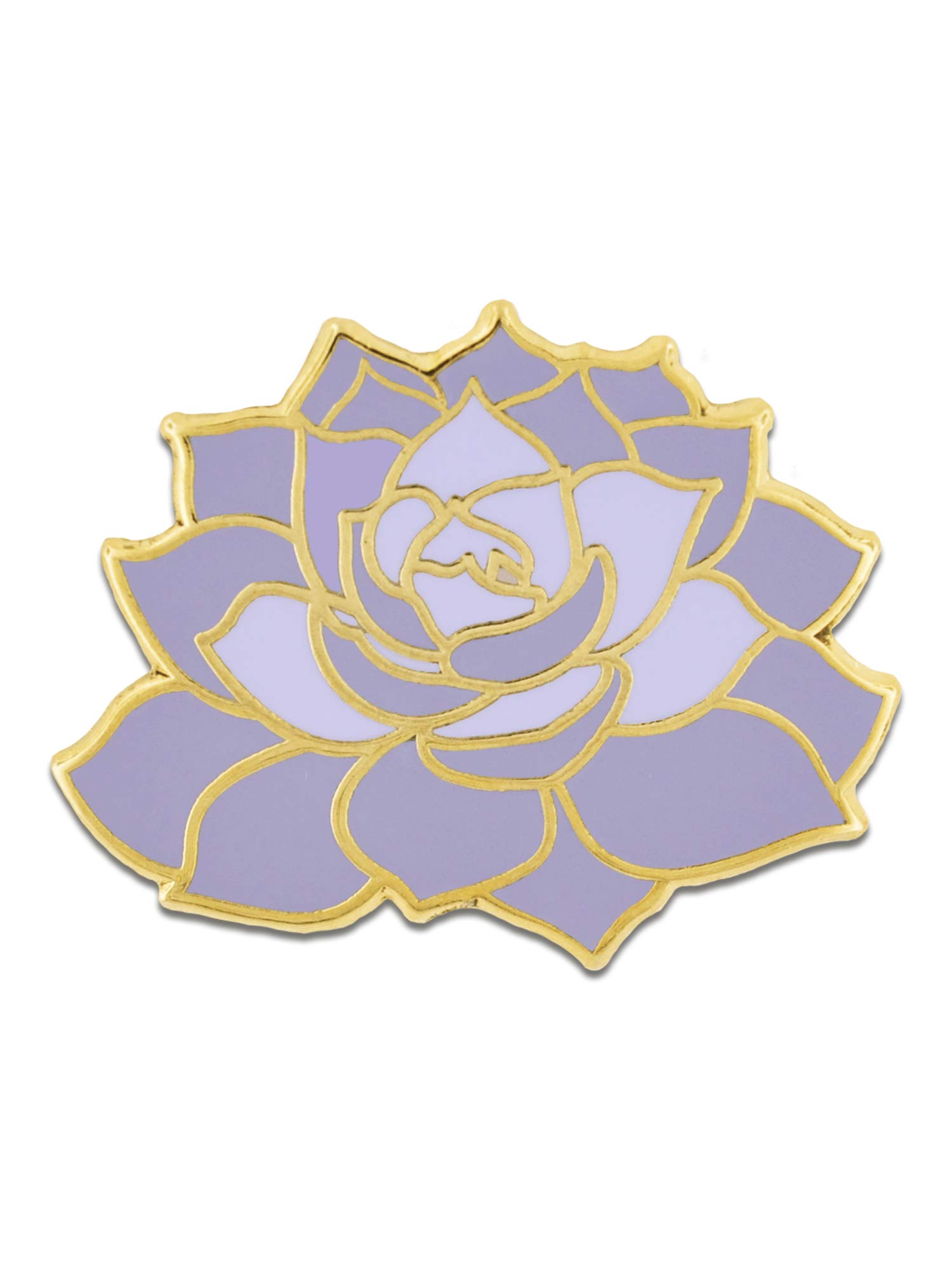 Trendy Succulent Flower Plant Enamel Lapel Pin for Women & Men - Cute Botanical Brooch for Jackets, Backpacks, Hats & Gifts - PinMart