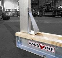 Aardwolf Steel Post Base 1200 1400 - Heavy Duty Galvanized Metal Fence Post Anchor for Deck, Pergola & Outdoor Structure Installation
