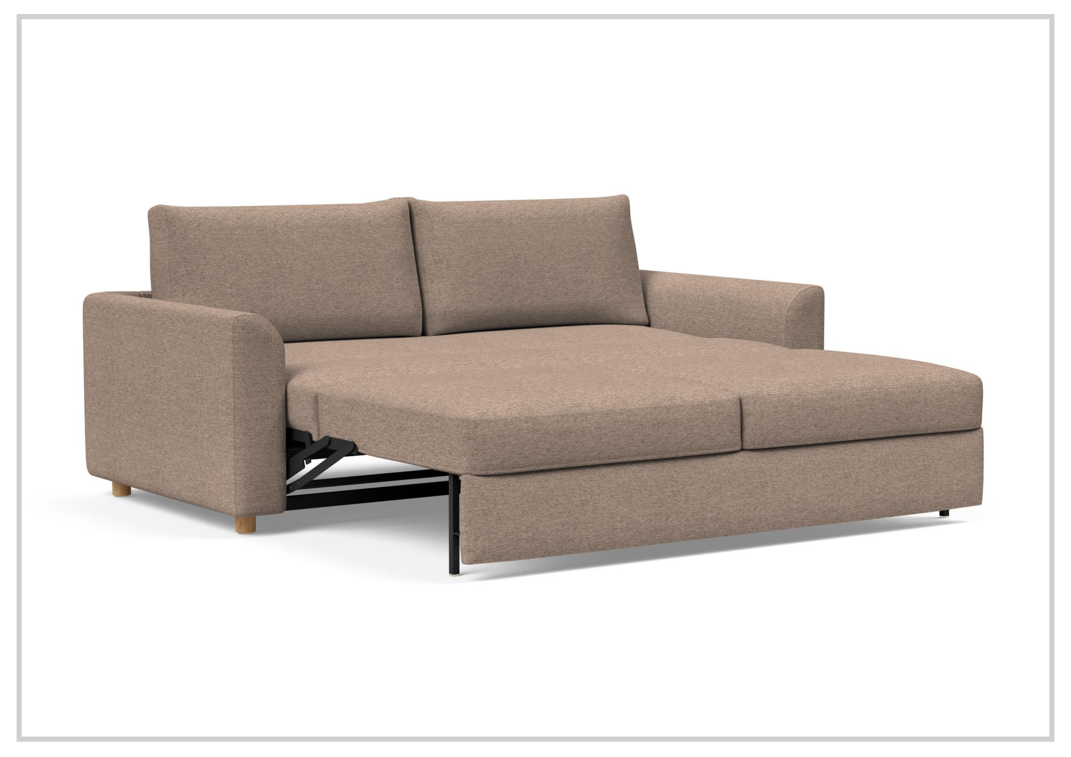 Innovation Living Neah Fabric 2-Seater King Size Sleeper Sofa Bed - Convertible Comfort for Small Spaces & Guest Rooms