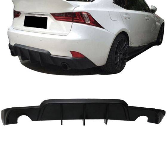 2014-2016 Lexus IS250 IS350 DMR Walker Style Rear Bumper Lip Diffuser - High Quality PU Material - Perfect for Car Modifications & Performance Upgrades