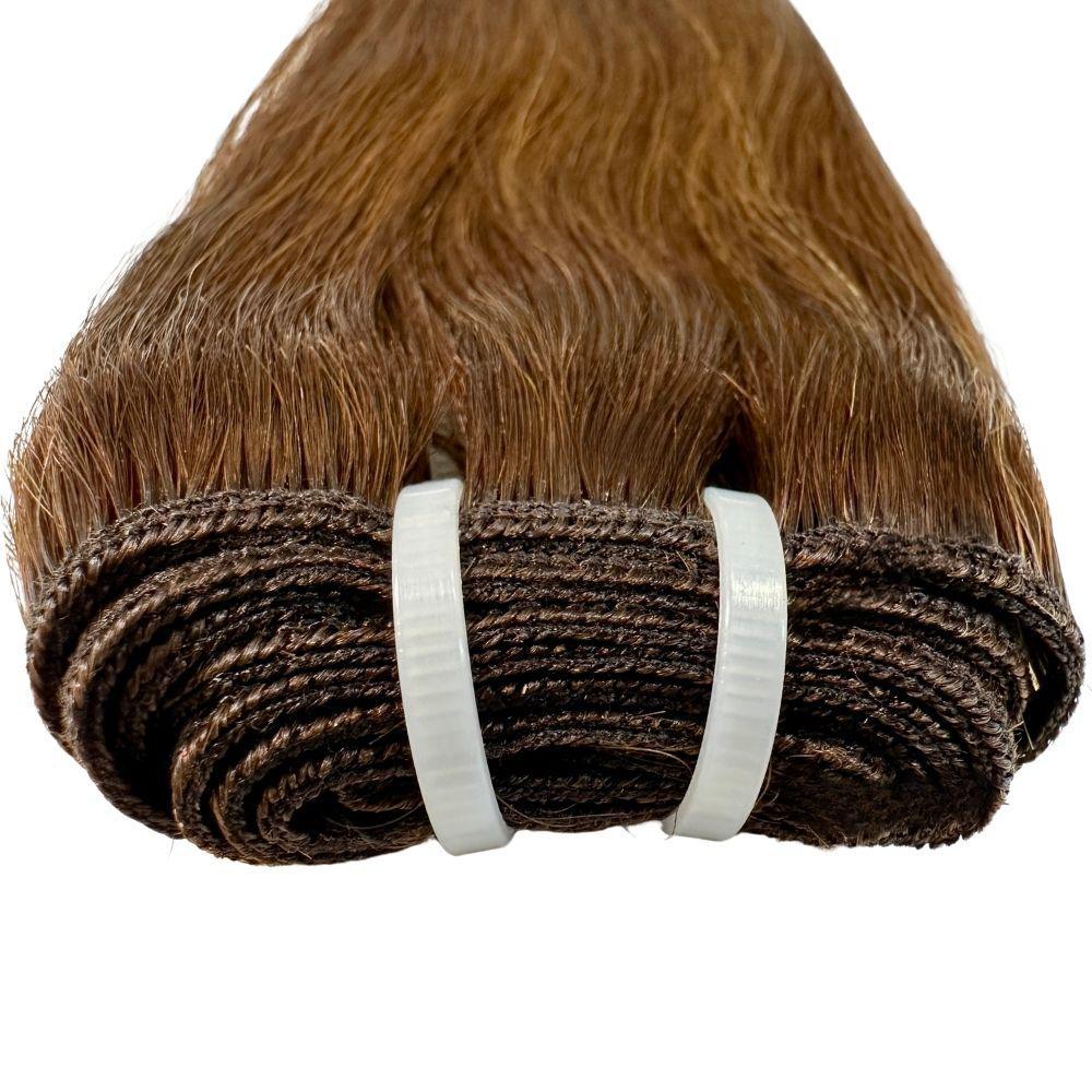 100% Human Raw Dark Brown Straight Hair Bundles for Extensions & Weaves | Natural Virgin Hair for Styling & Daily Wear
