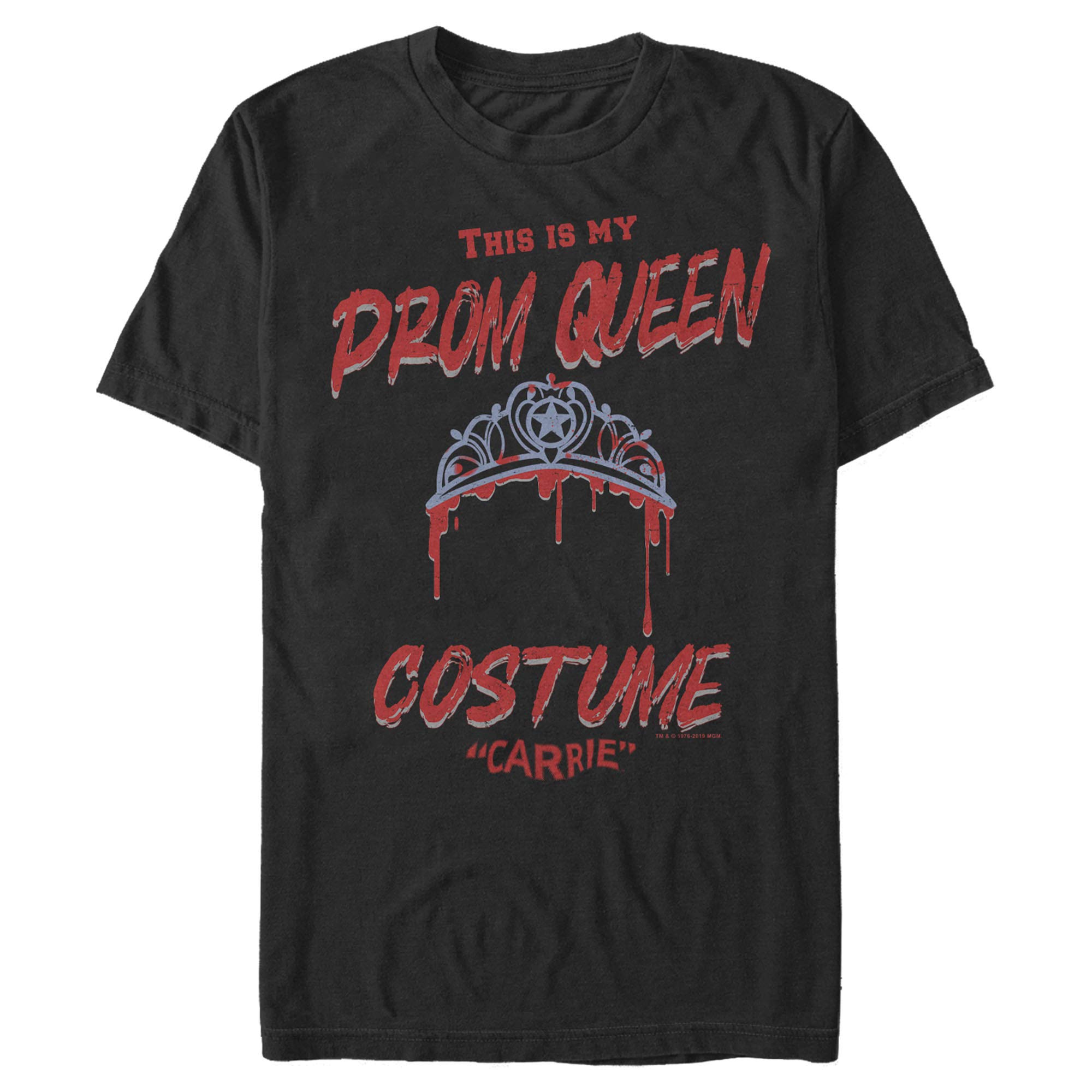 Men's Carrie Prom Queen Costume T-Shirt - Horror Movie Inspired Halloween Outfit & Cosplay Shirt for Halloween Parties, Comic Con & Themed Events