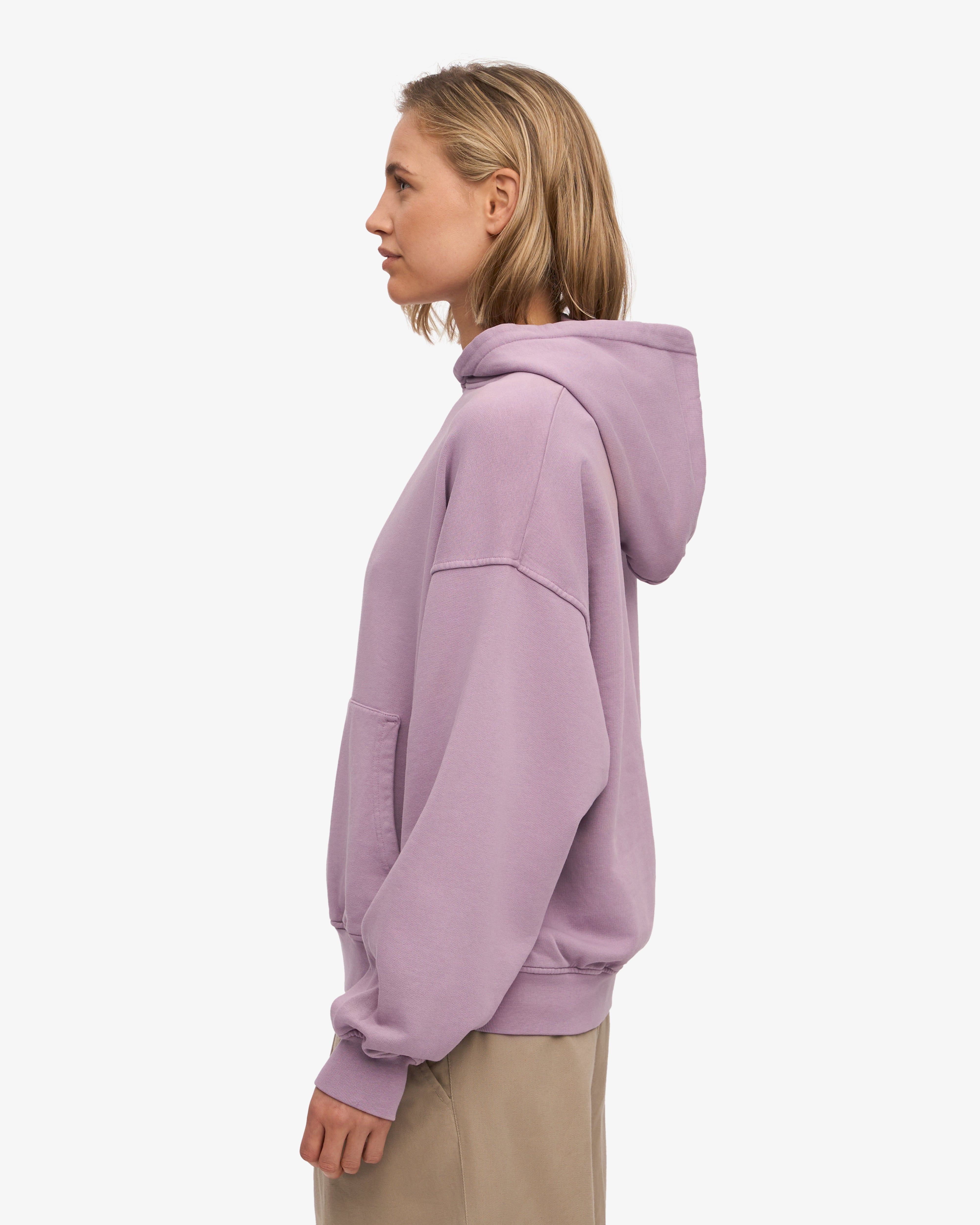 Organic Oversized Hoodie - Pearly Purple | Comfortable & Stylish Unisex Pullover for Casual Wear, Lounge & Outdoor Activities