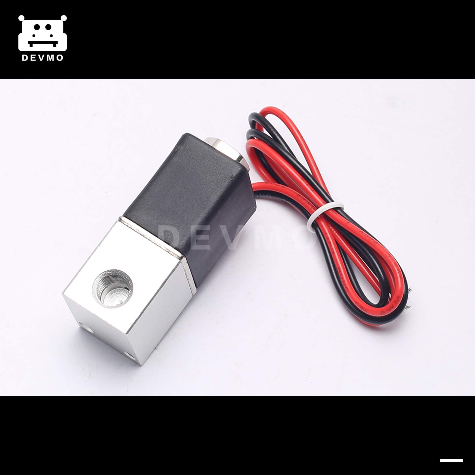 DEVMO 12V DC Solenoid Valve 2-Way 1/8