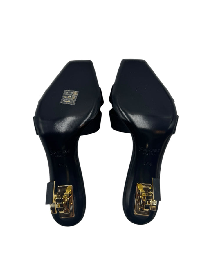 YSL Opyum 85 Mule Women's Shoes - Size 37.5 (US 7.5) | Luxury High Heel Sandals for Parties, Weddings & Evening Events