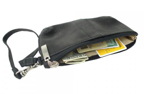 Genuine Leather Women's Wristlet Wallet - Stylish RFID Blocking Clutch Purse for Everyday Use, Travel & Shopping