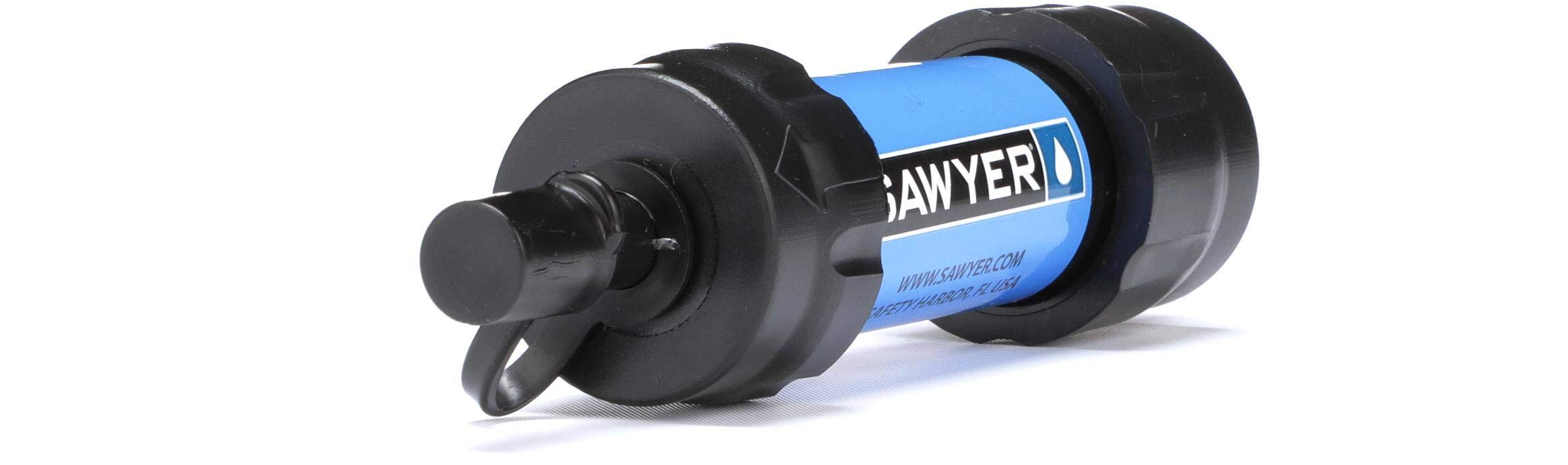 Sawyer Mini Water Filter - Portable Filtration System for Hiking, Camping & Emergency Preparedness - Removes 99.9999% of Bacteria & Protozoa