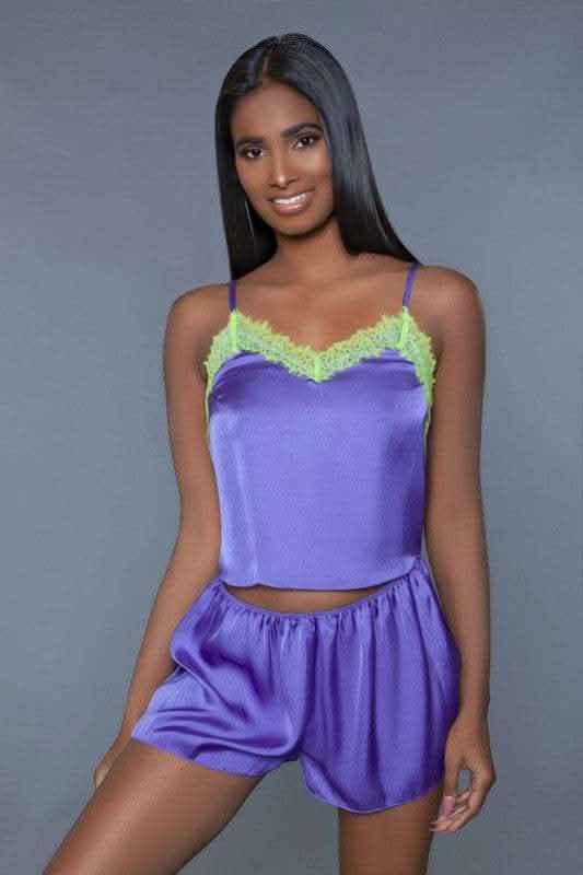 Purple/Neon Yellow
