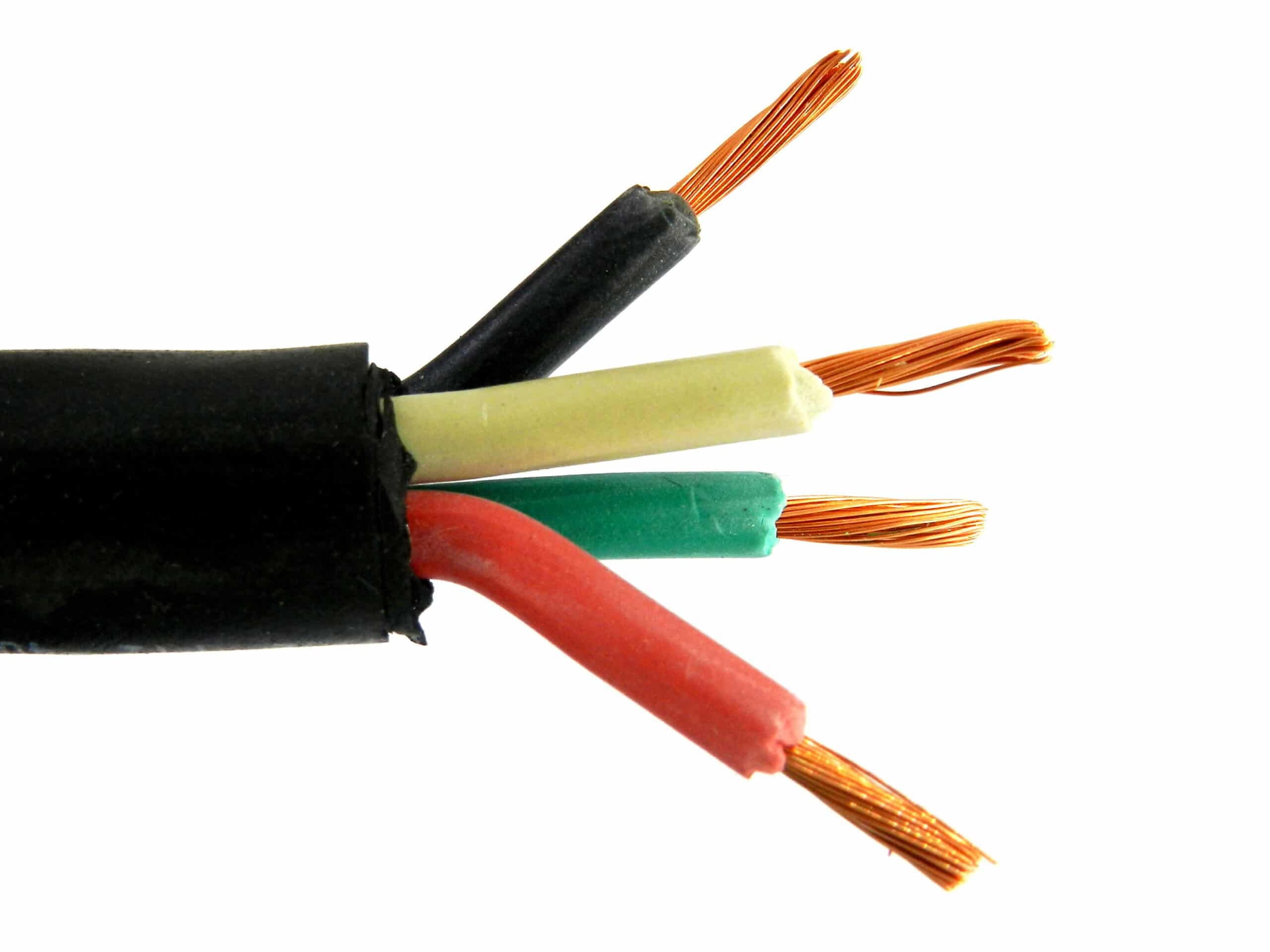 125FT 10/4 SOOW Portable Power Cable - 10 Gauge 4 Conductor 600V Heavy Duty Extension Cord for Construction, Outdoor Equipment & Industrial Use