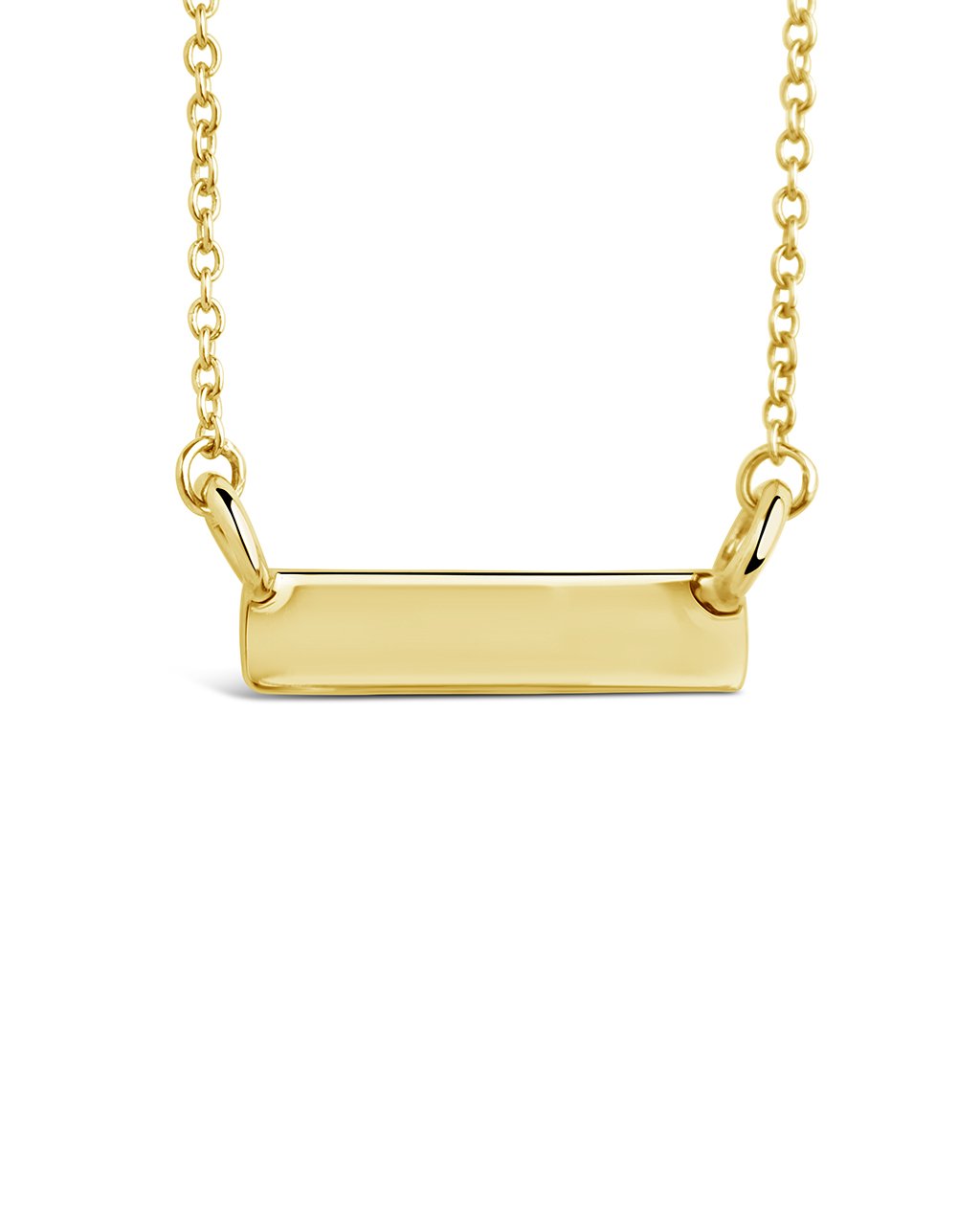 14K Gold Mini Bar Pendant Necklace for Women - Dainty Minimalist Layering Chain Jewelry Gift for Her - Perfect for Everyday Wear, Date Nights & Special Occasions