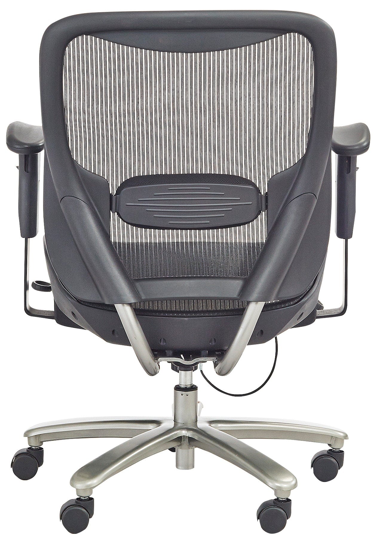 Safco Lineage Big & Tall All Mesh Task Chair with 400 lb Weight Capacity [3505BL] - Ergonomic Office Chair for Heavy Duty Use in Home & Commercial Workspaces
