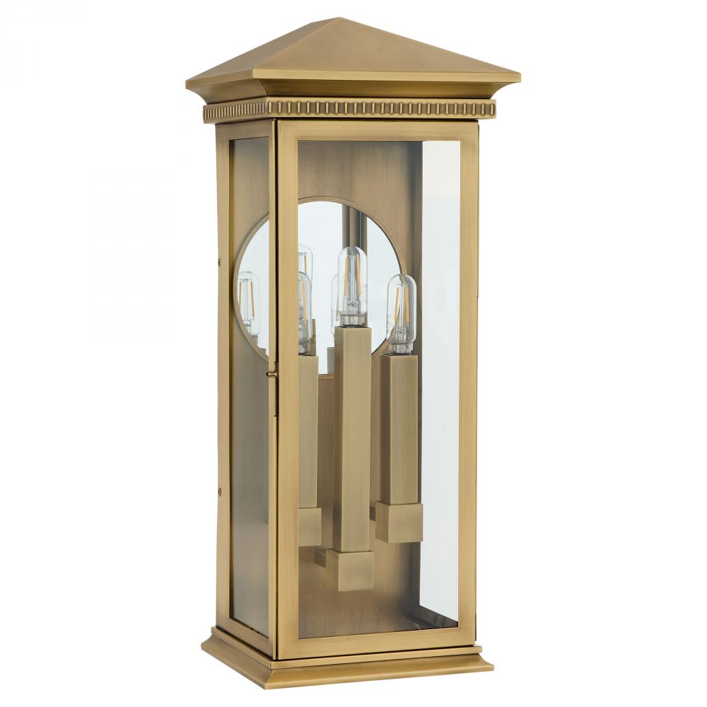 Cyan Design GUILFORD 11995 Wall Sconce - Heritage Brass Finish - Vintage Style Wall Light for Living Room, Bedroom & Hallway Decor